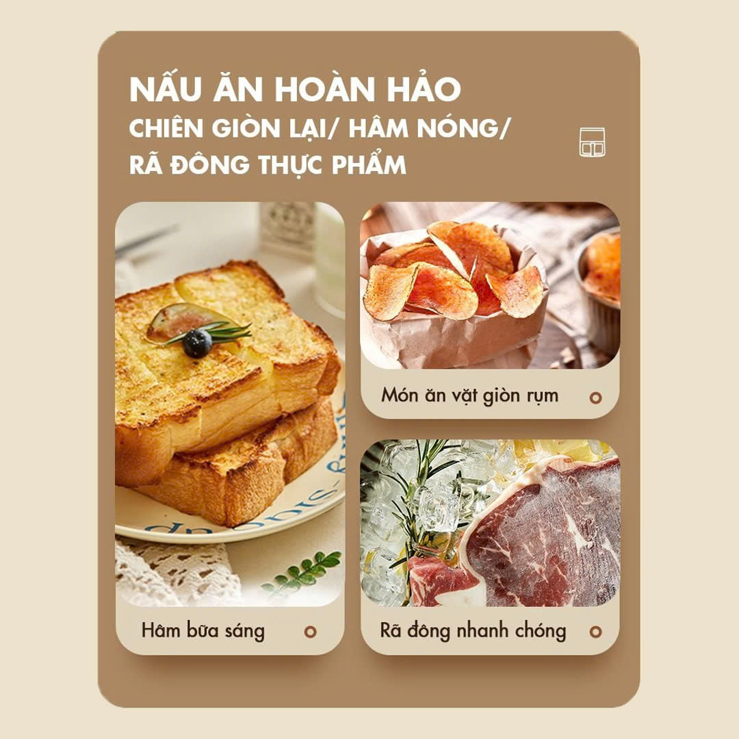 Nồi Chiên Không Dầu 5L Bear_thumbnail_2