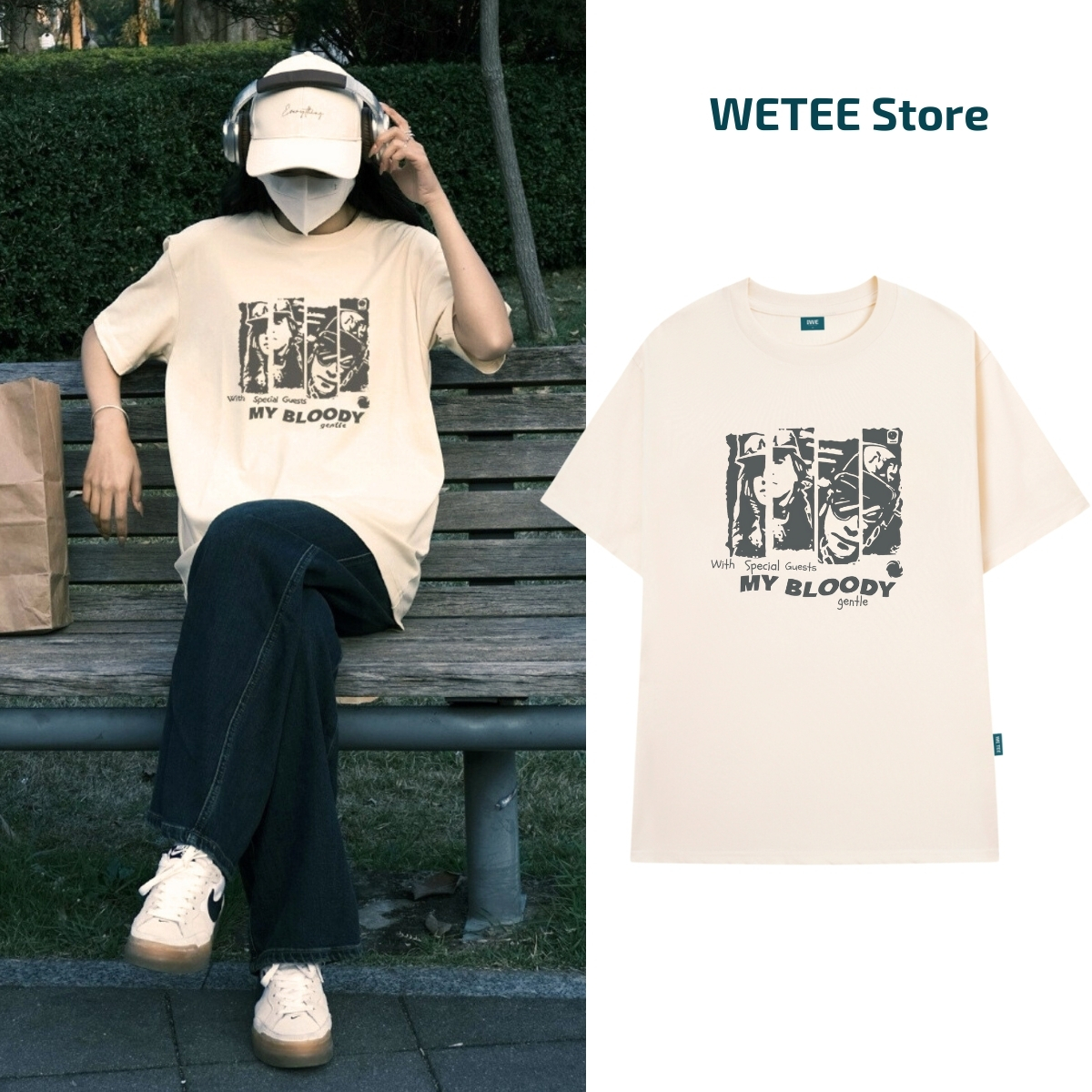 Áo thun local brand We Tee chữ My Bloody phong cách Streetwear nam nữ - WU0992 WU0992