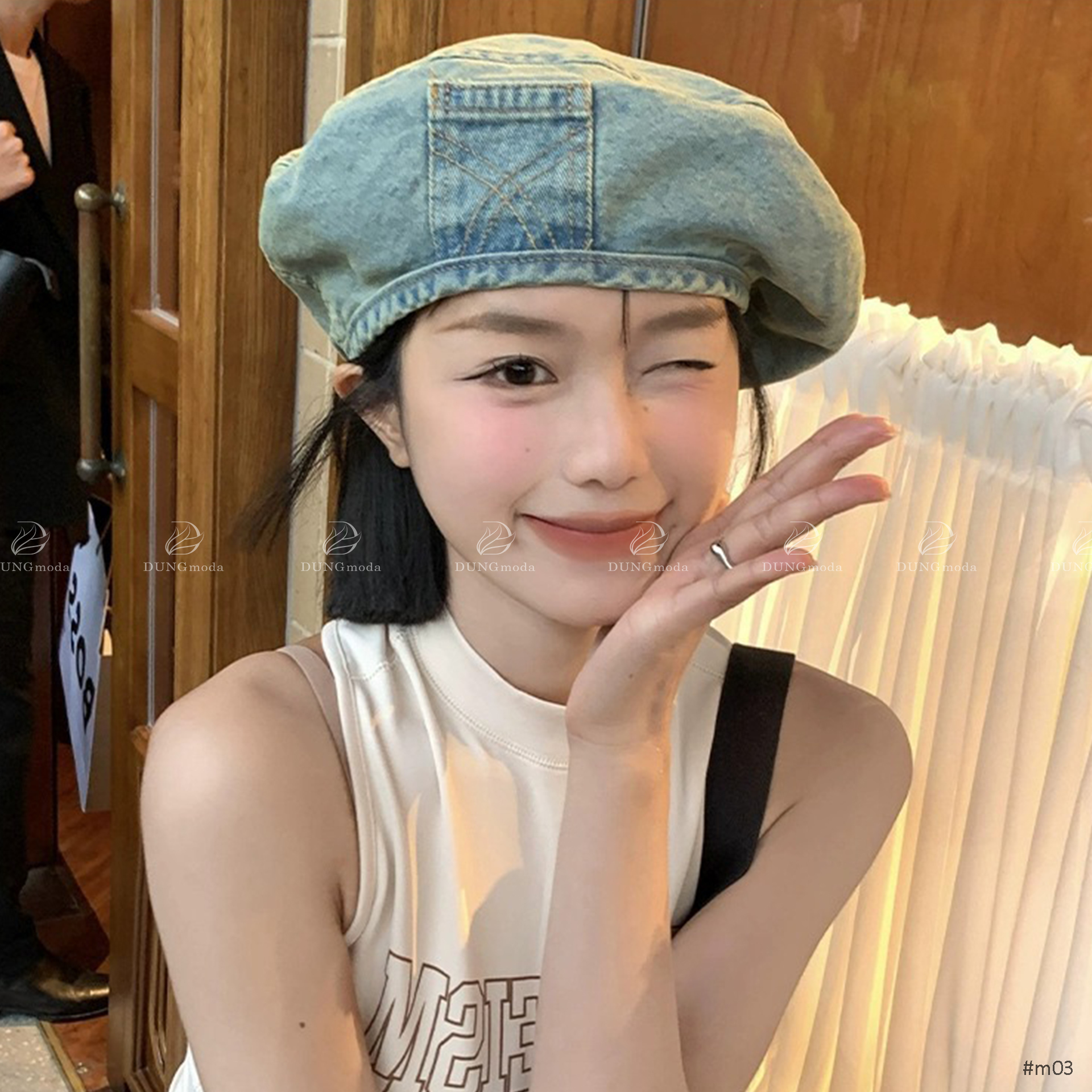 Mũ Jean Quảng Châu M003