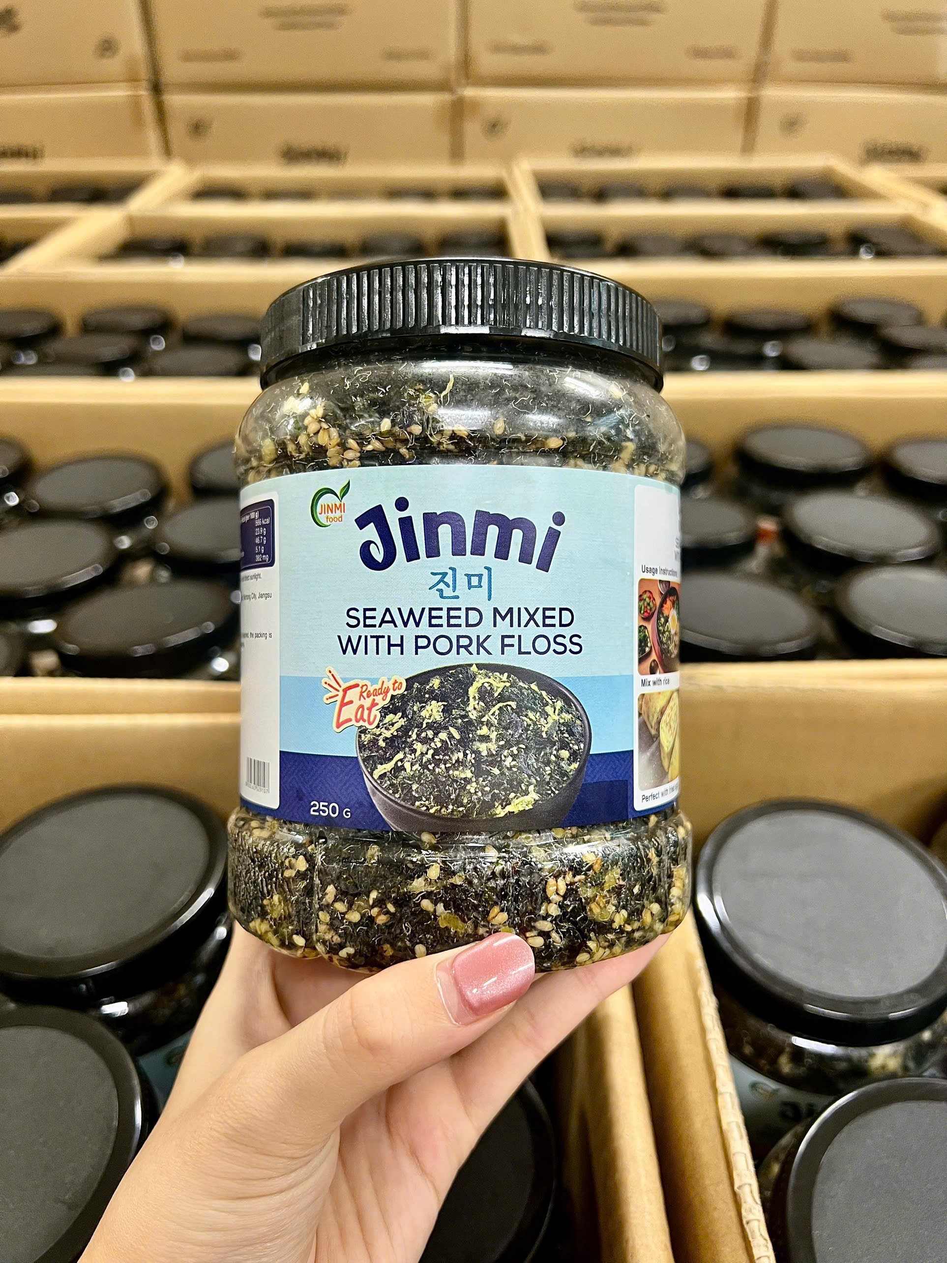 Rong biển Jinmi sấy giòn trộn chà bông heo_thumbnail_3