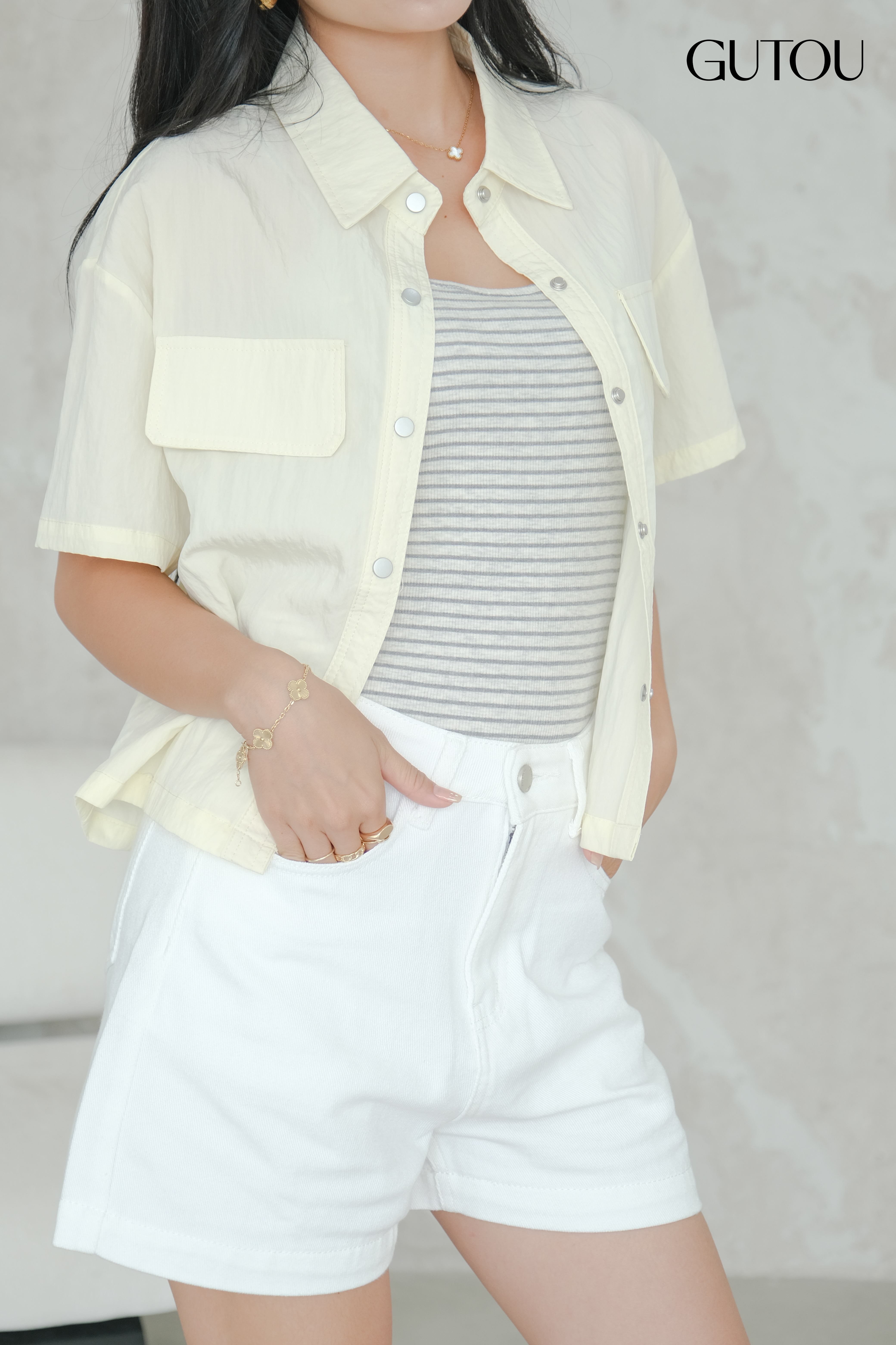 [GUTOU] Quần Short Jean Basic_thumbnail_2