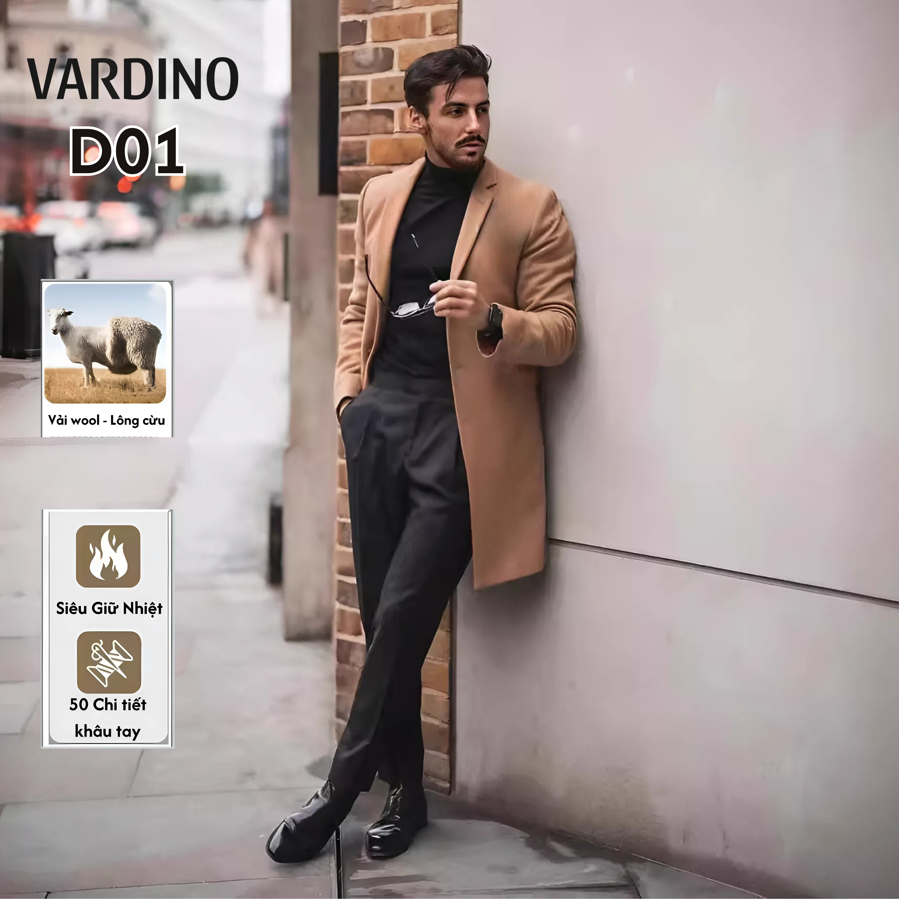 Áo khoác Mangto dáng dài lông cừu 2 lớp D01_thumbnail_3