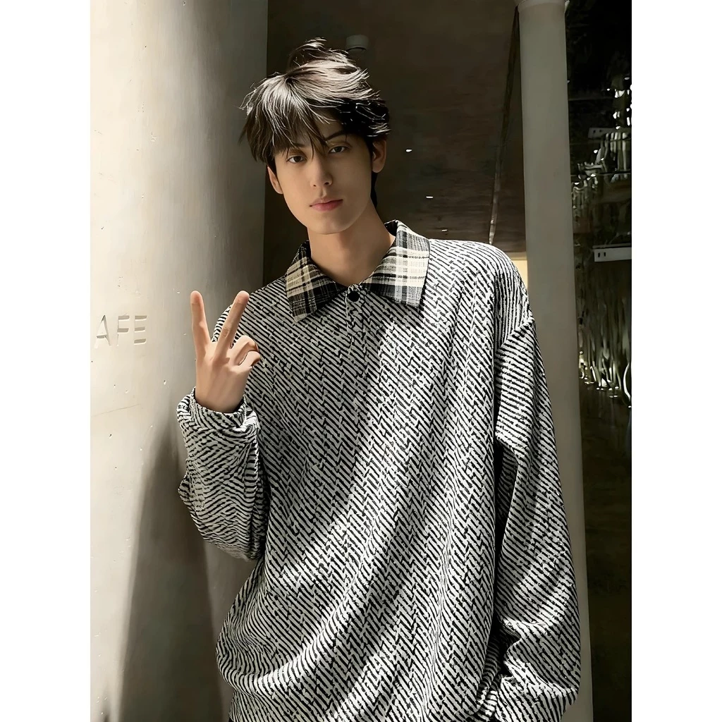 Áo Len Kim Tuyến Nam POLO Thanh Lịch Phong Cách Hàn Quốc Trẻ Trung_thumbnail_4