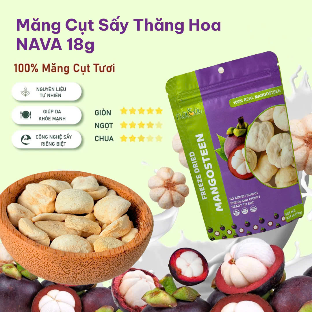 Măng Cụt Sấy Thăng Hoa NAVA 18g