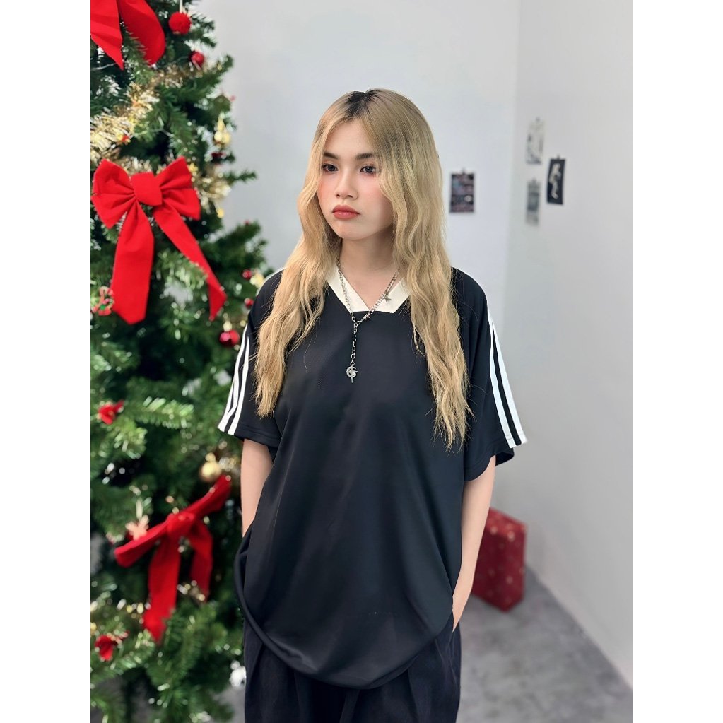 Áo Jersey trơn form rộng local brand ATPT003 Miucho tay ngắn cổ tròn in basic_thumbnail_5