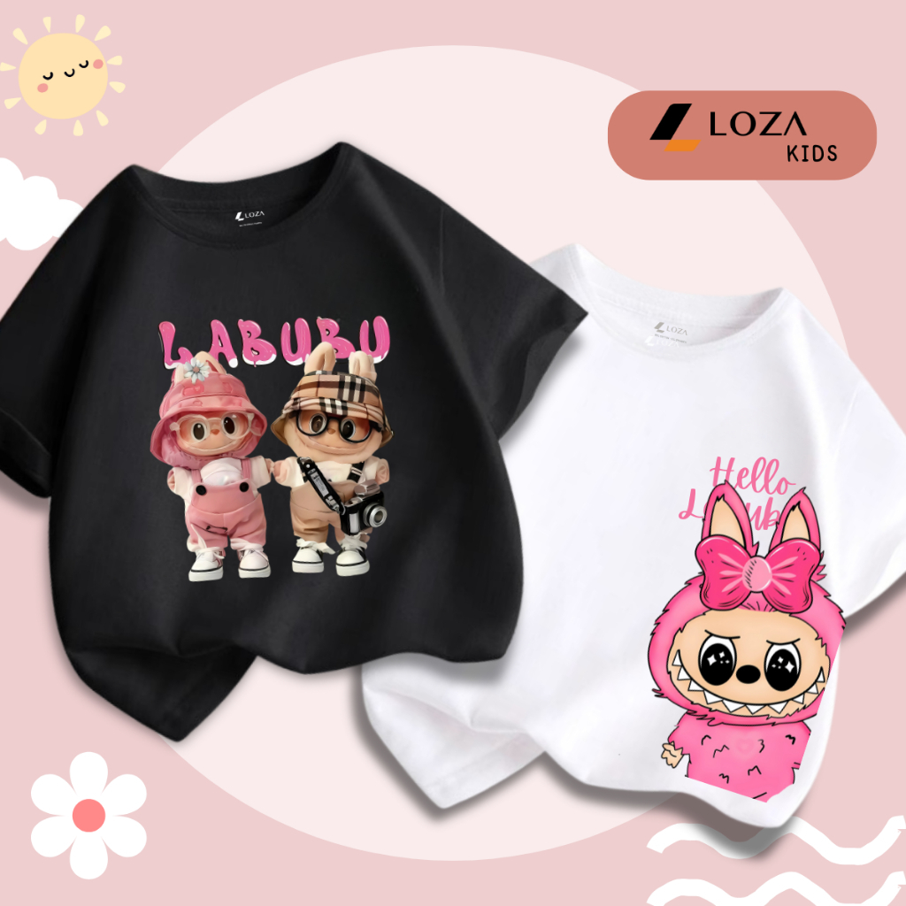 Áo thun bé gái in hình Labubu - Mã CA004_thumbnail_6