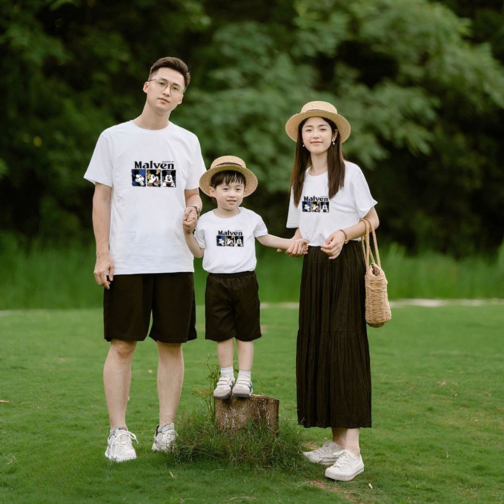 [Form rộng] Áo thun gia đình 3-4-5 người in hình dễ thương - LOZA G0151_thumbnail_3