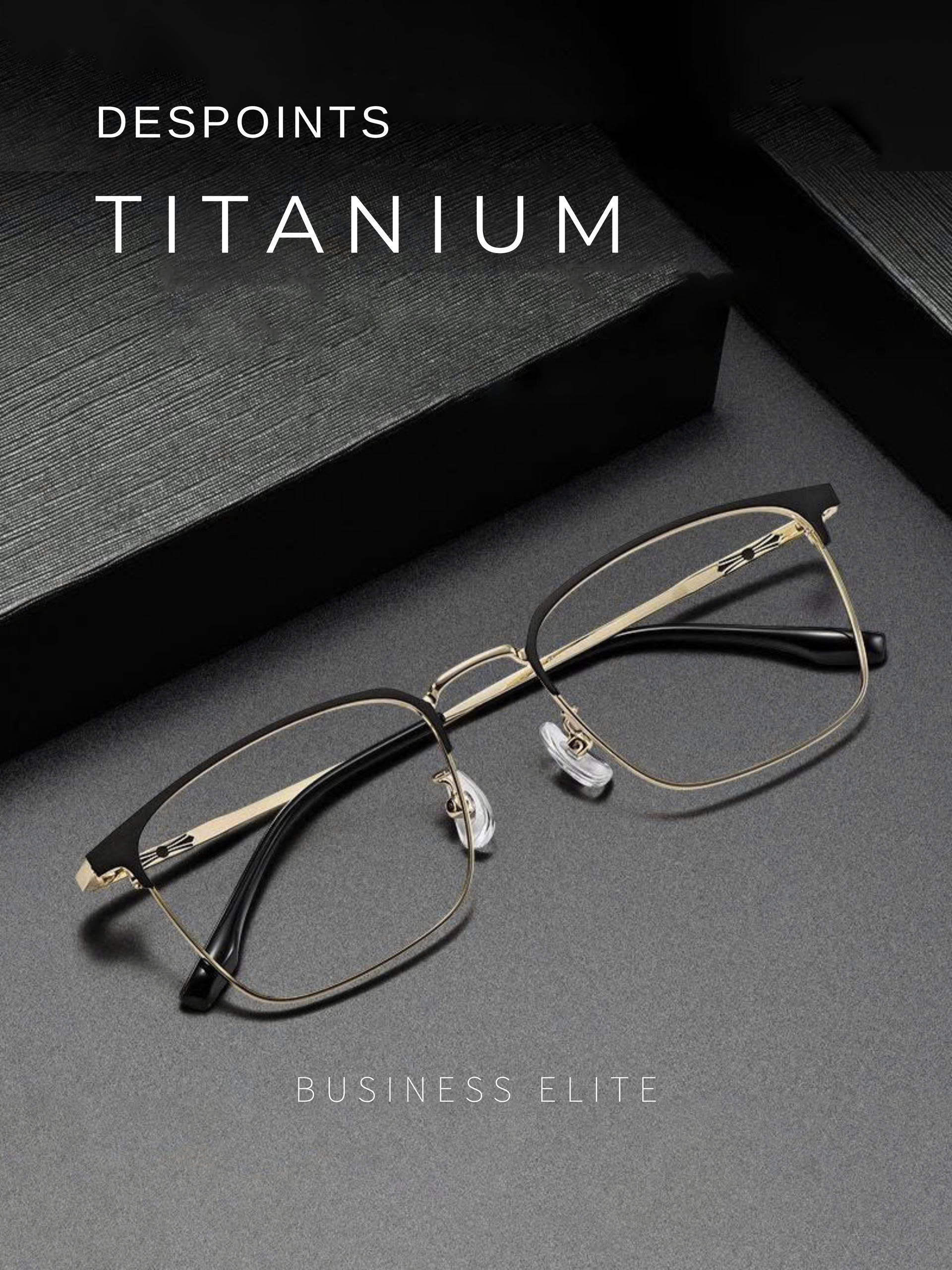 𝐍𝐄𝐖 Gọng Kính Nam Despoints Titanium cao cấp Business Elite, gọng Titan thay được mọi loại tròng_thumbnail_19