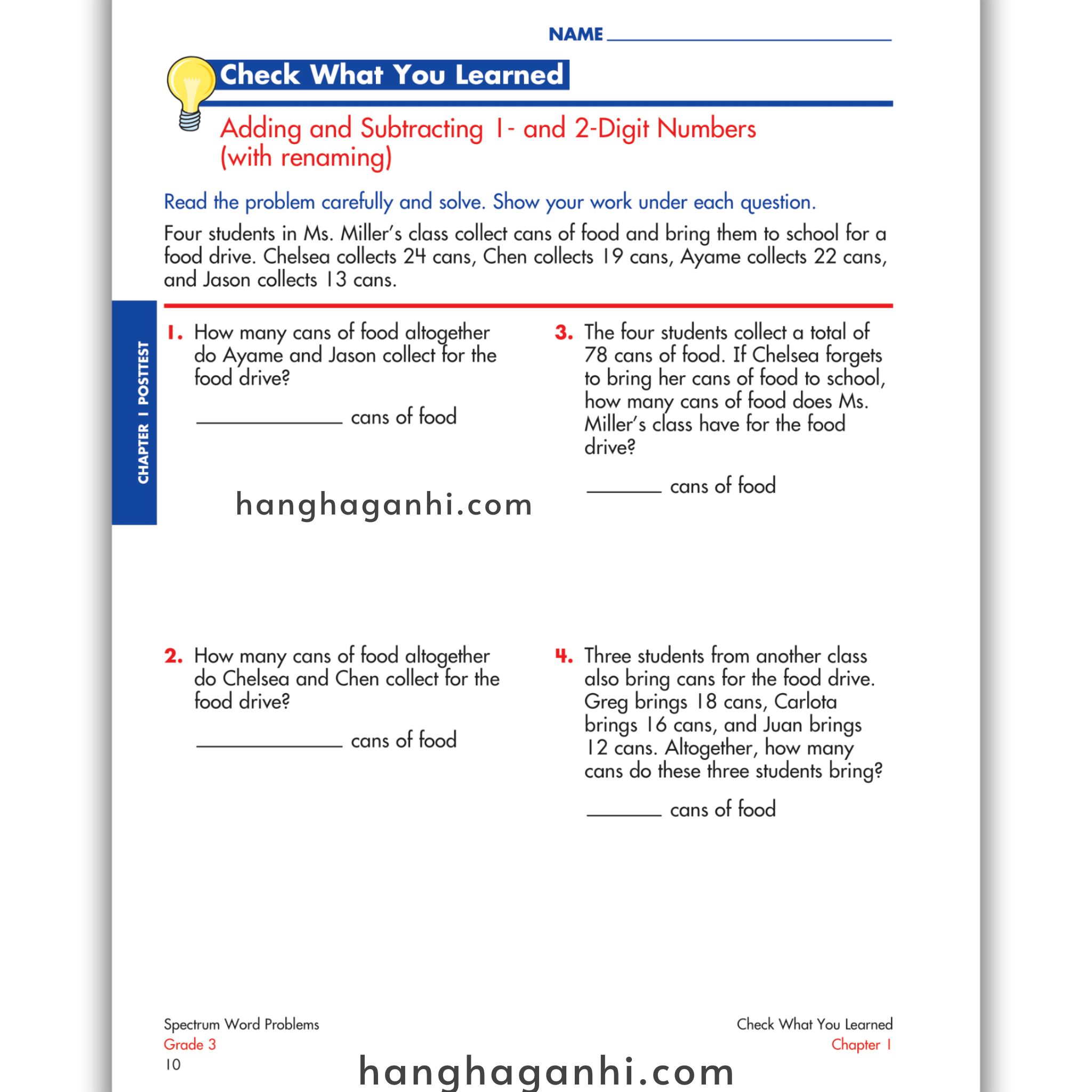 Sách Spectrum Word Problems Workbook Grade 3_thumbnail_8