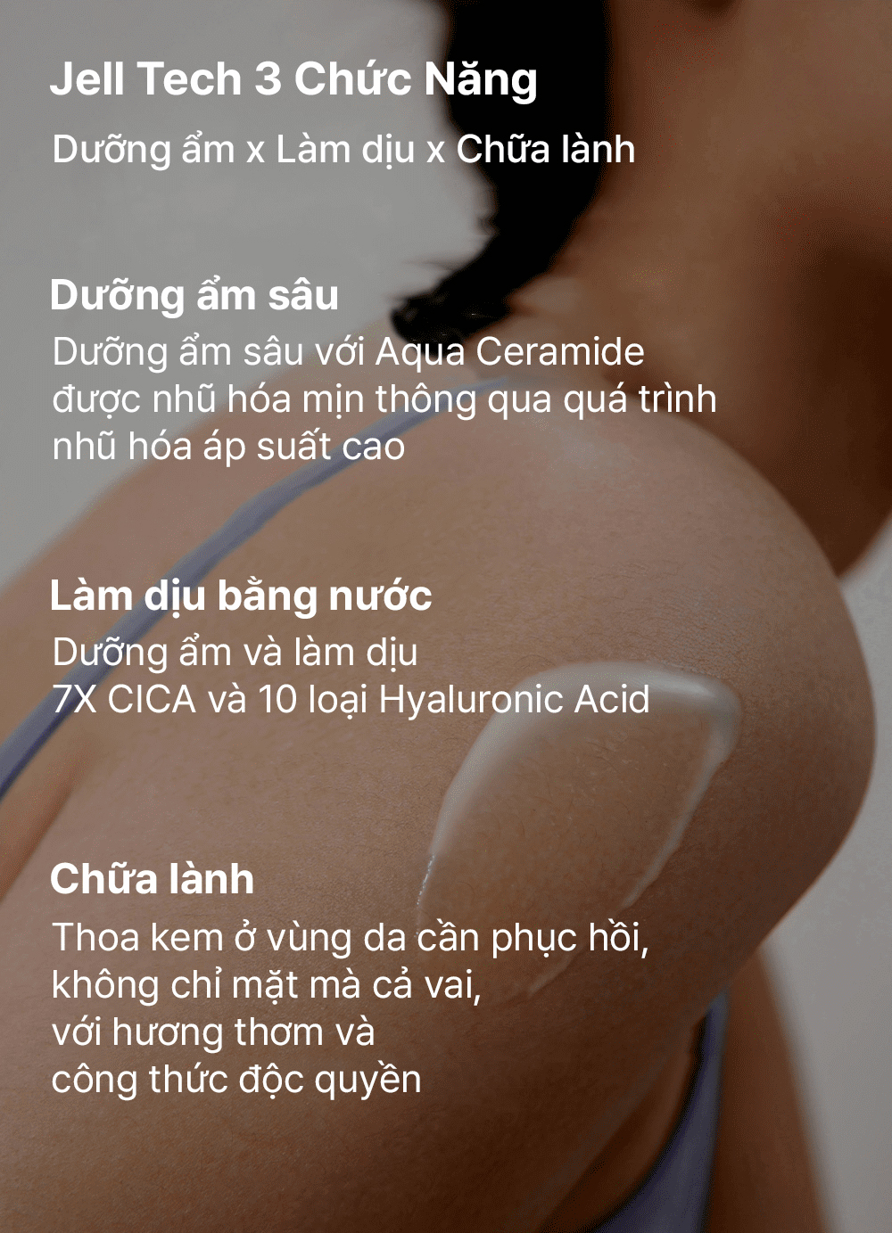 GEL Dưỡng Da Dưỡng Âm Dịu Nhẹ Phục Hồi Se Khít Lỗ Chân Lông Elravie Pro Ultra Soothing 150ml_thumbnail_9