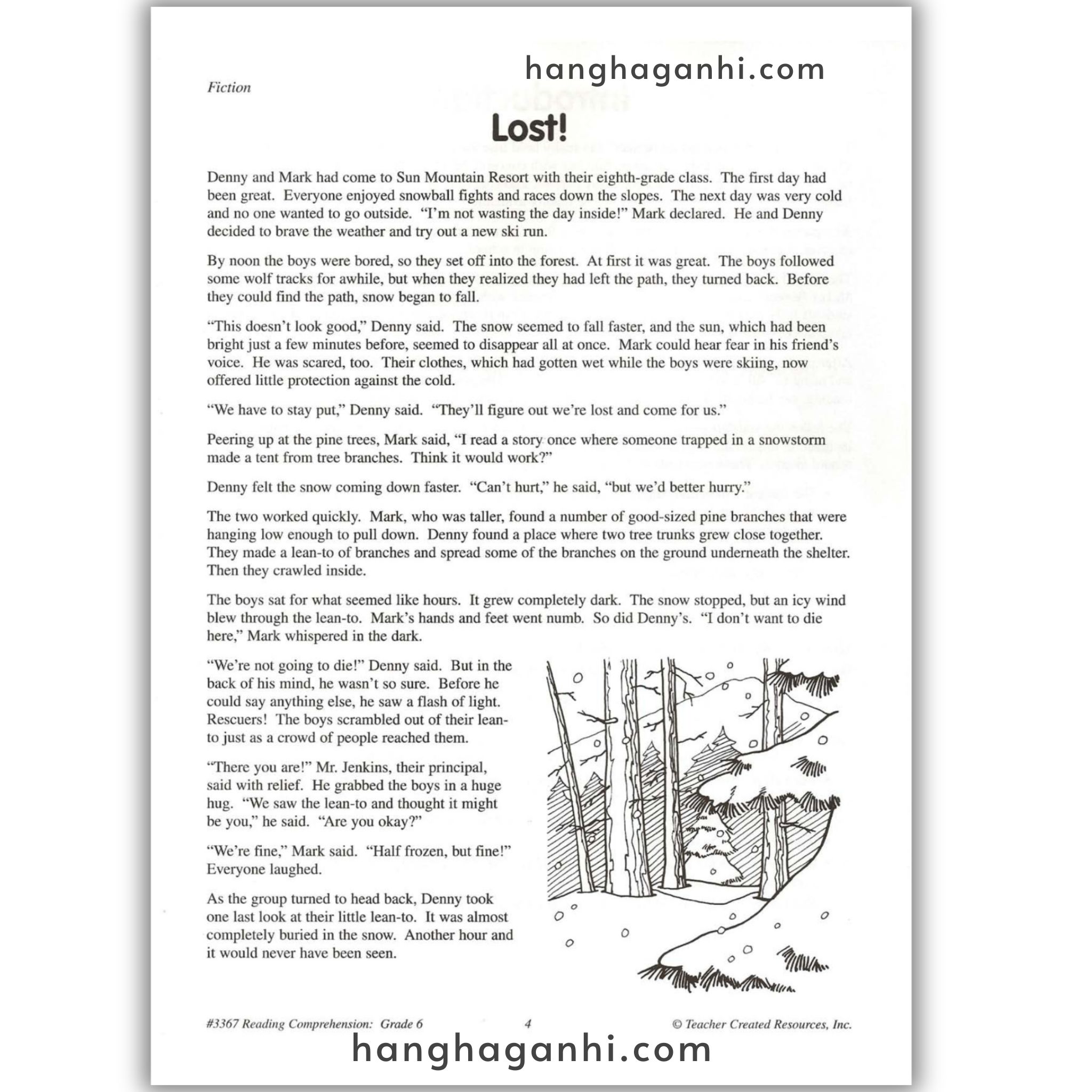 Reading Comprehension Grade 6 Teacher Created Resources, sách đọc hiểu lớp 6_thumbnail_17