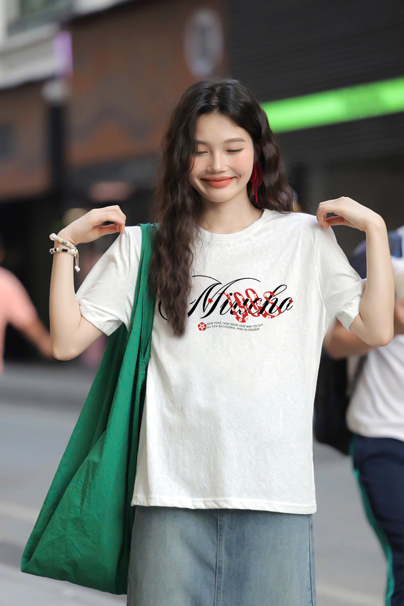 Áo thun nữ tết form vừa regular local brand vải cotton 4c thoáng mát 1809 Miucho in graphic_thumbnail_4