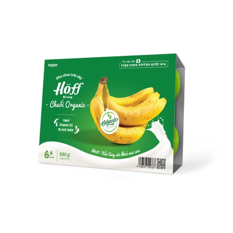 Hoff - Sữa chua Chuối Organic 55gr TE T/8lốc_thumbnail_3