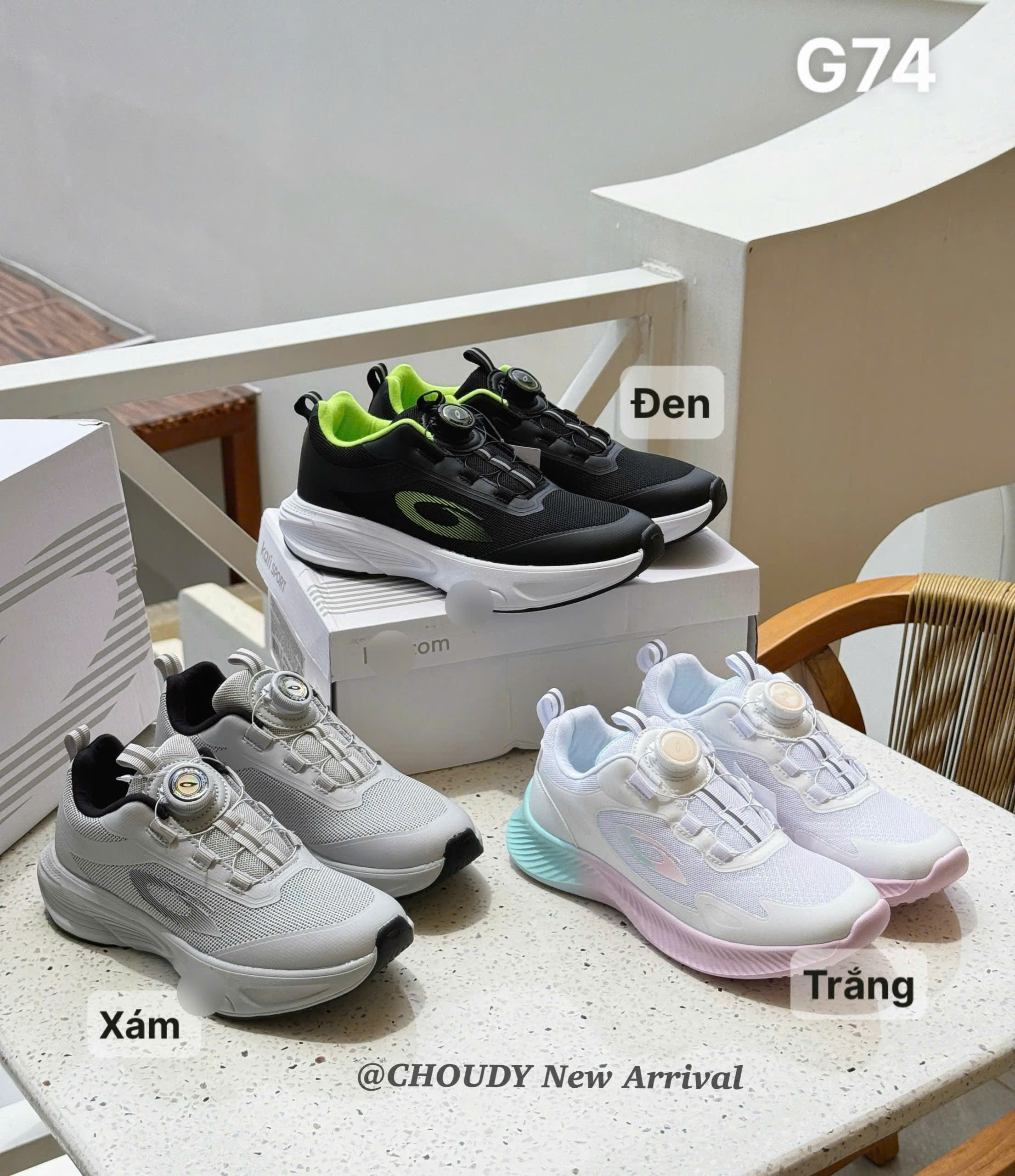 SALE G74 GIÀY 3 MÀU