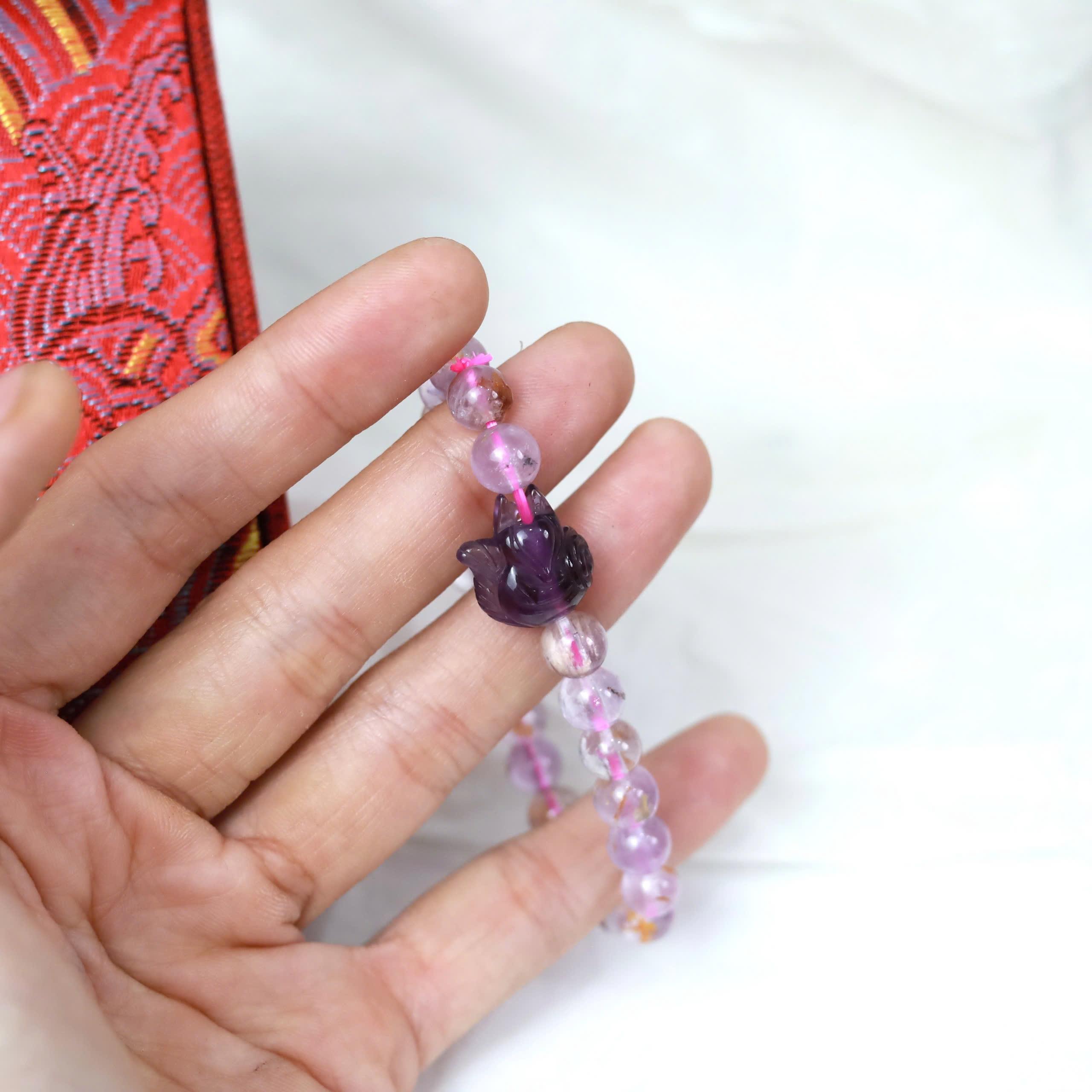 Vòng tay thạch anh tím mix hồ ly_thumbnail_2