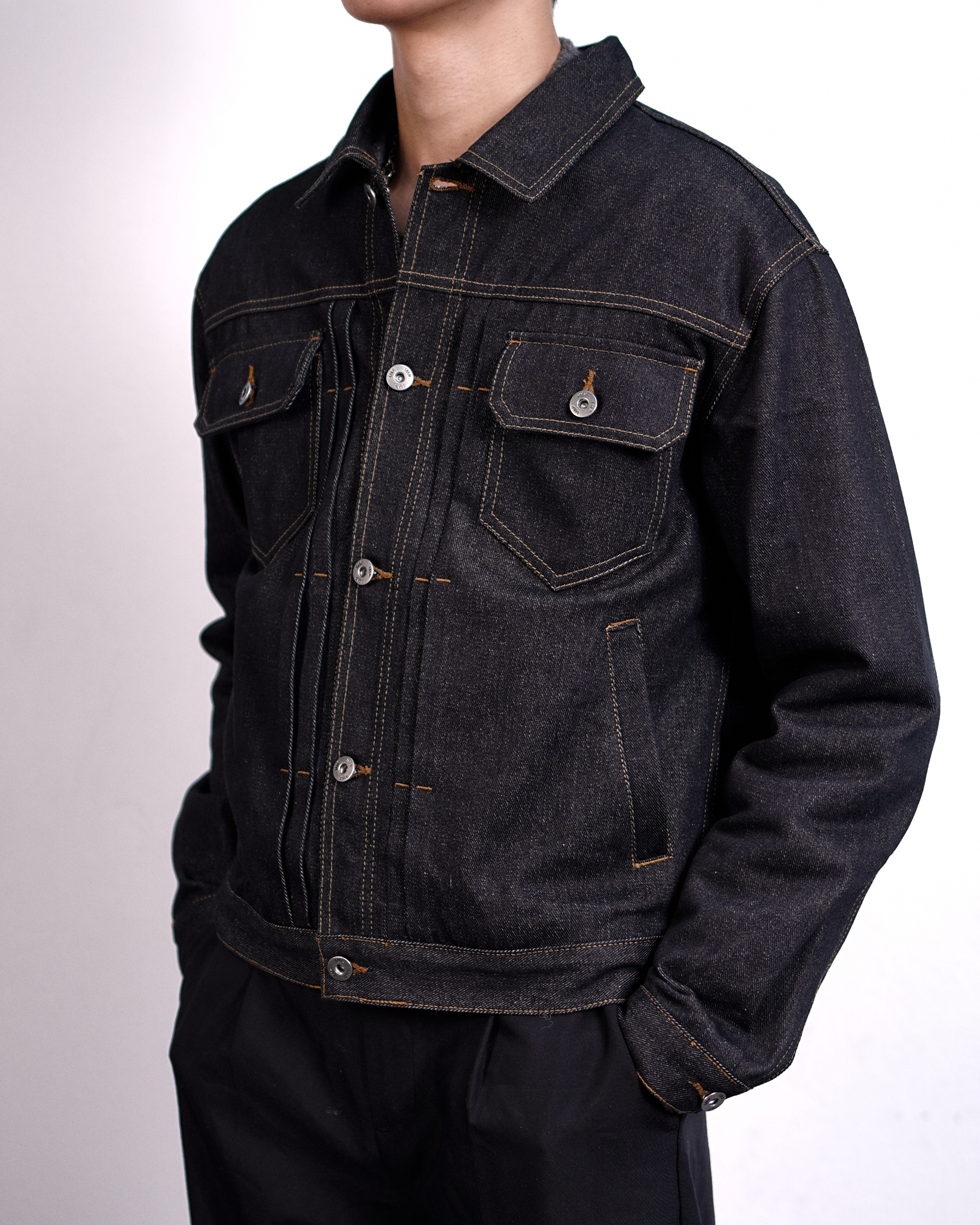 IMP 007 JACKET - Áo khoác Denim Button Form_thumbnail_0