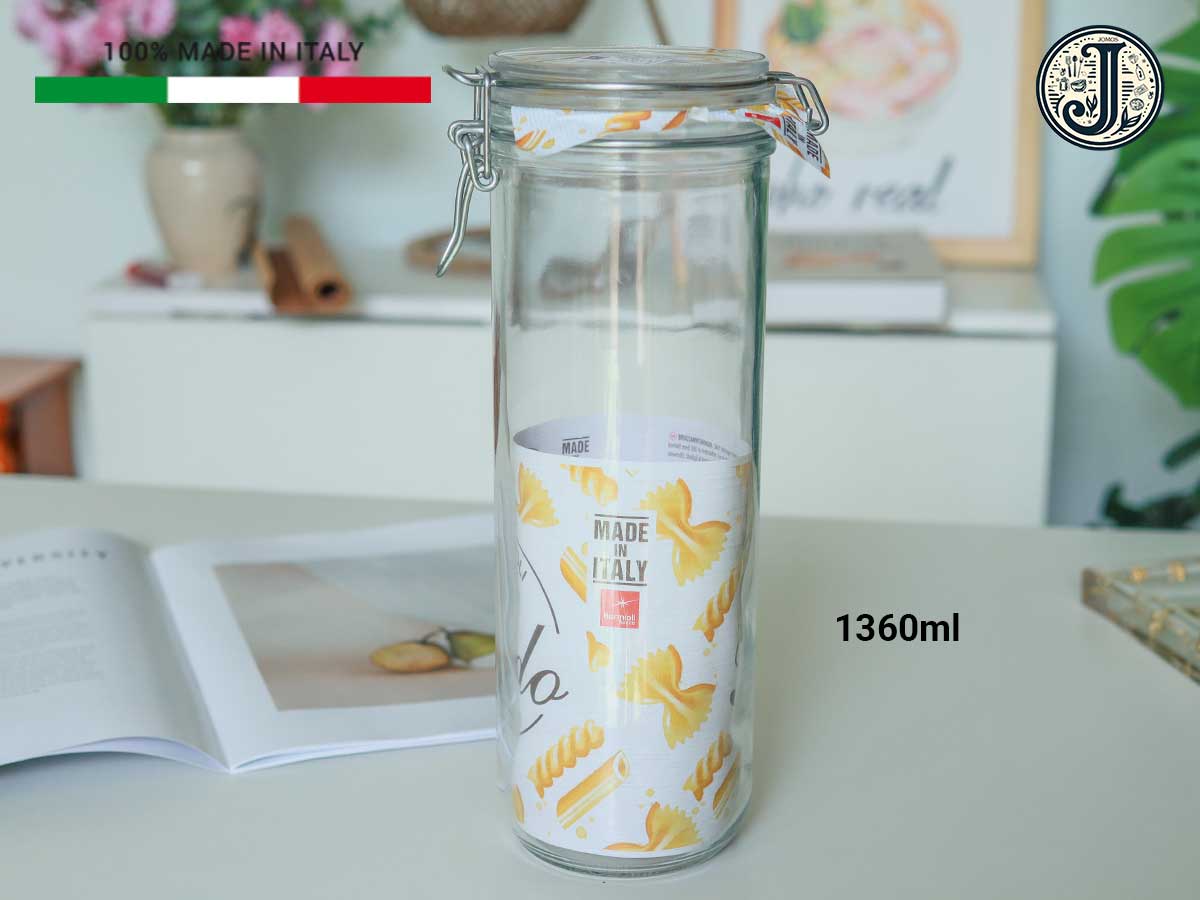 Hũ thủy tinh nắp cài Fido Bormioli Rocco (Hũ cao)_thumbnail_8