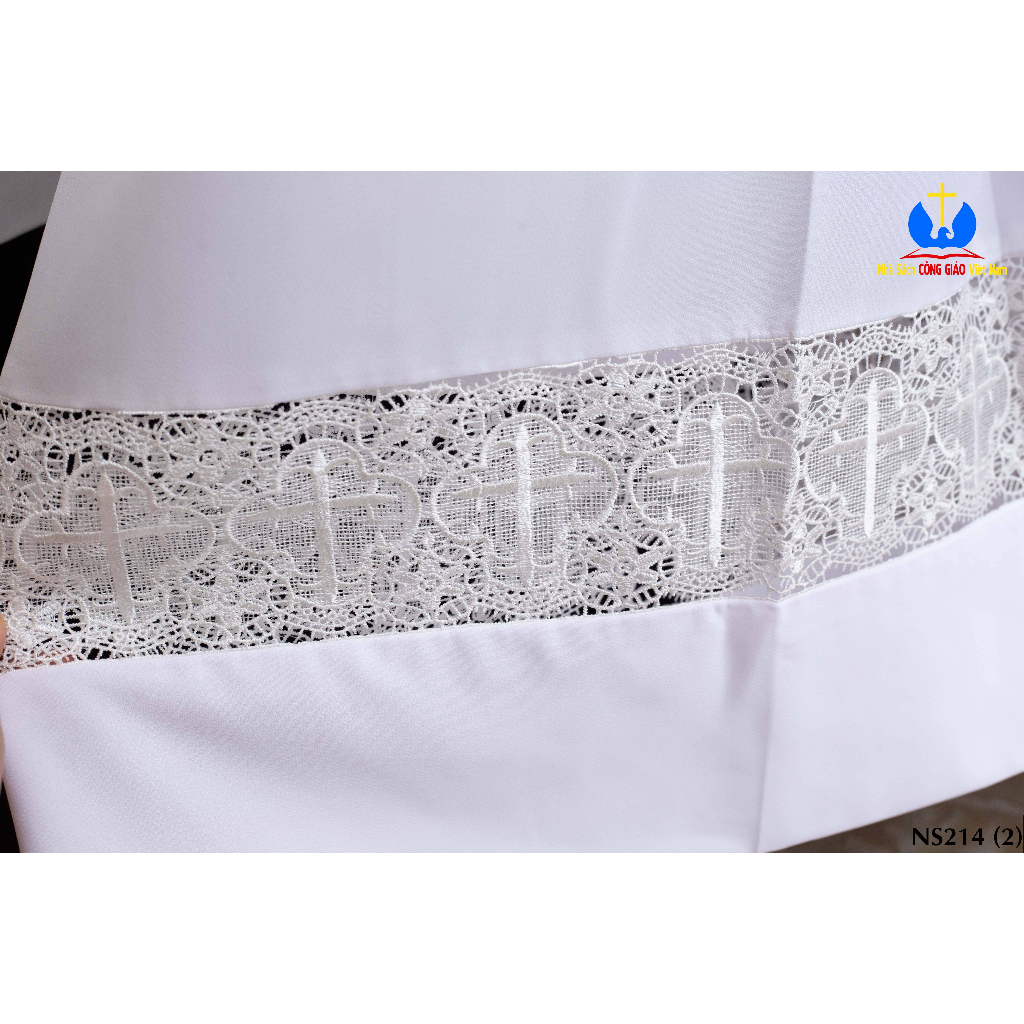 Áo alba - Áo lễ Linh mục, phó tế - Quà tặng Công Giáo NS214_thumbnail_5