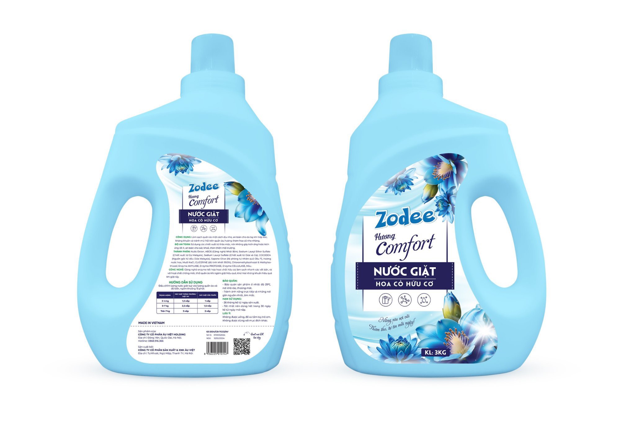 NƯỚC GIẶT HỮU CƠ HƯƠNG HOA CỎ ZODEE