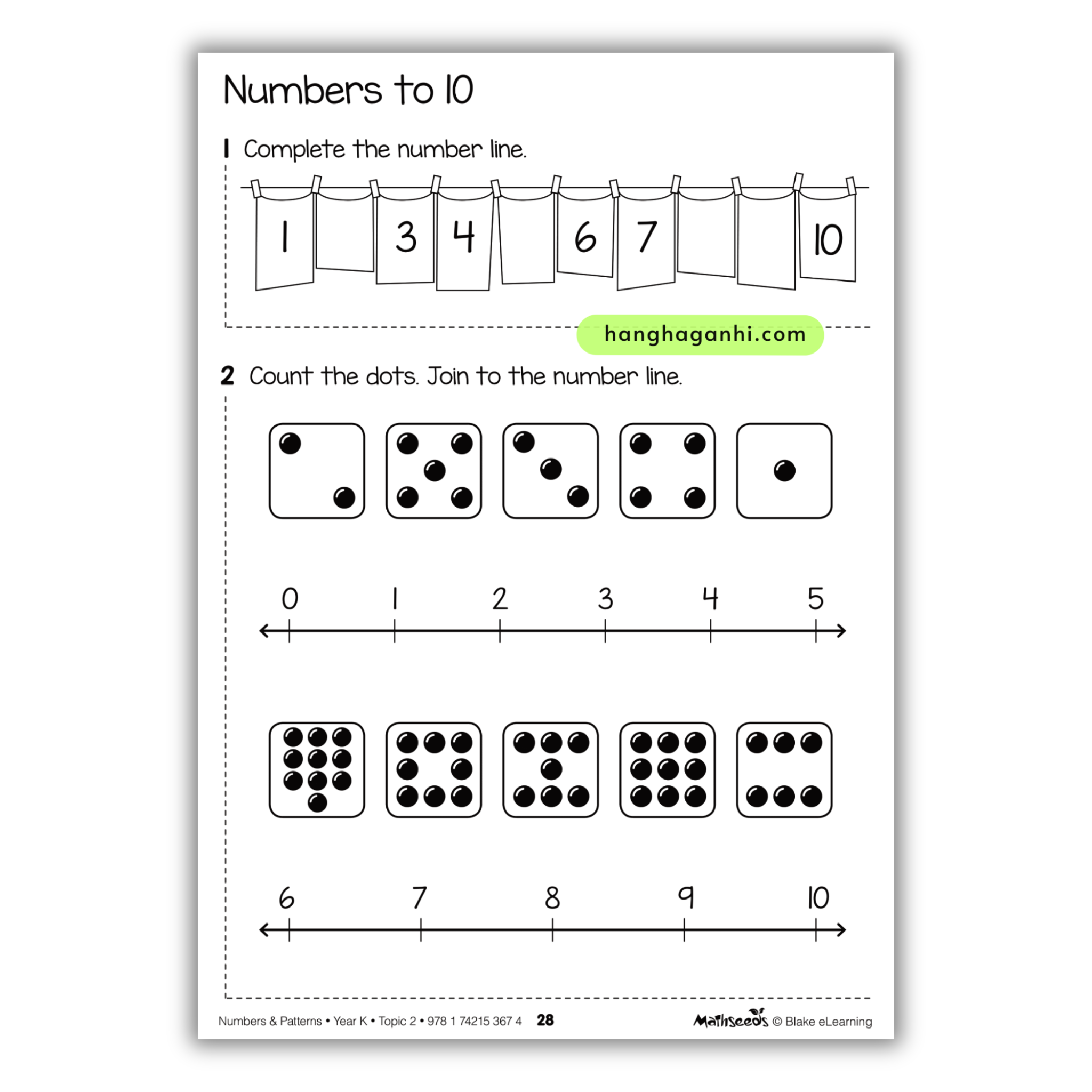 Reading Eggs Numbers and Patterns Grade K, Sách Toán học, tìm quy luật cho bé mầm non Tiếng Anh_thumbnail_1