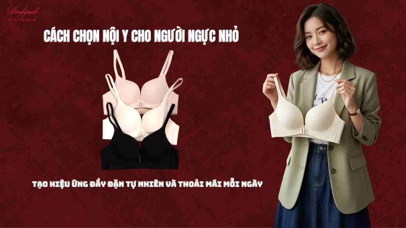 Cách chọn nội y cho người ngực nhỏ – Tạo hiệu ứng đầy đặn mỗi ngày
