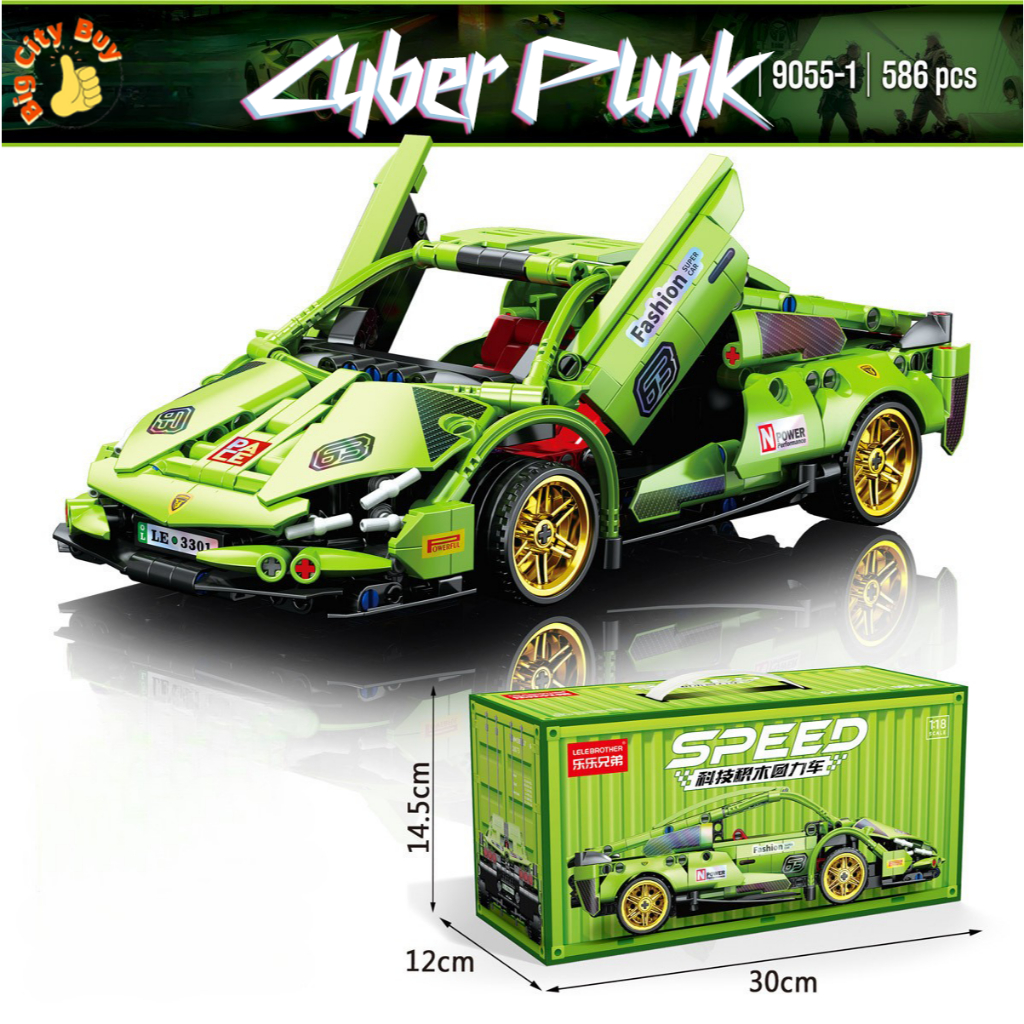 [RẺ VÔ ĐỊCH] Đồ Chơi Xe lắp ráp mô hình Technic Cyber Punk Siêu Ngầu, Sáng Tạo Cho Bé_thumbnail_3