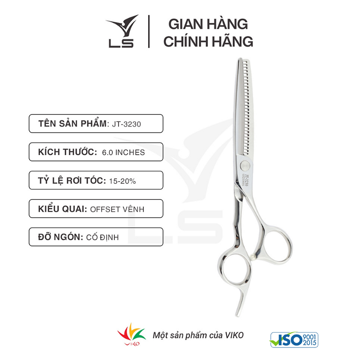 Kéo tỉa răng cong Viko  JT3230 - bảo hành 1 năm_thumbnail_6