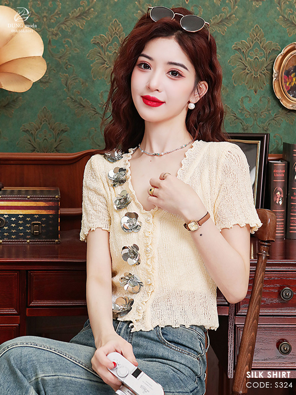 Áo Nữ Quảng Châu S324 9153_thumbnail_2