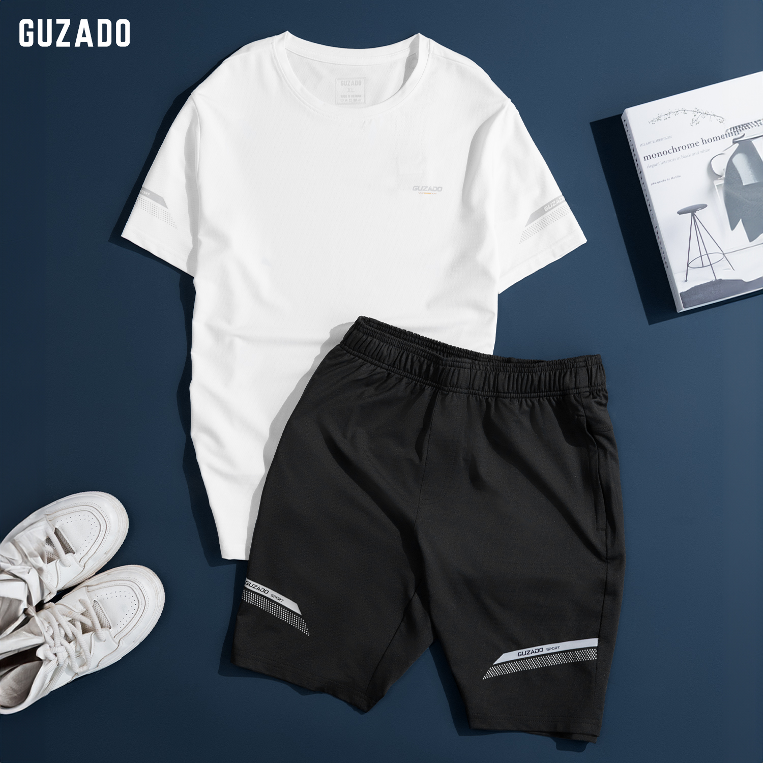 Bộ Thể Thao Nam GUZADO Mẫu Cộc Tay Mặc Thể Thao GBH01_thumbnail_18