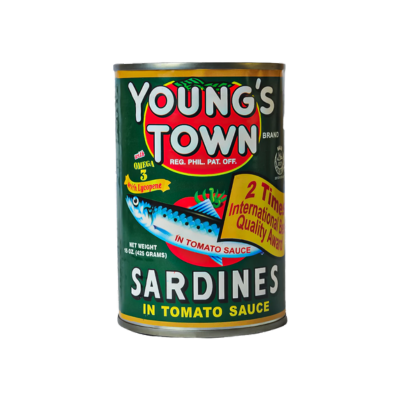 YOUNGS TOWN SARDINES IN TOMATO SAUCE 425G