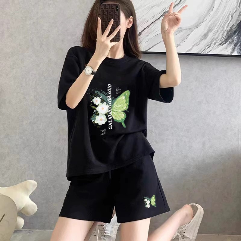 [Form Rộng] Đồ bộ nữ mùa hè - Set đồ nữ gồm áo thun+quần đùi cotton -  LOZA G0257_thumbnail_6