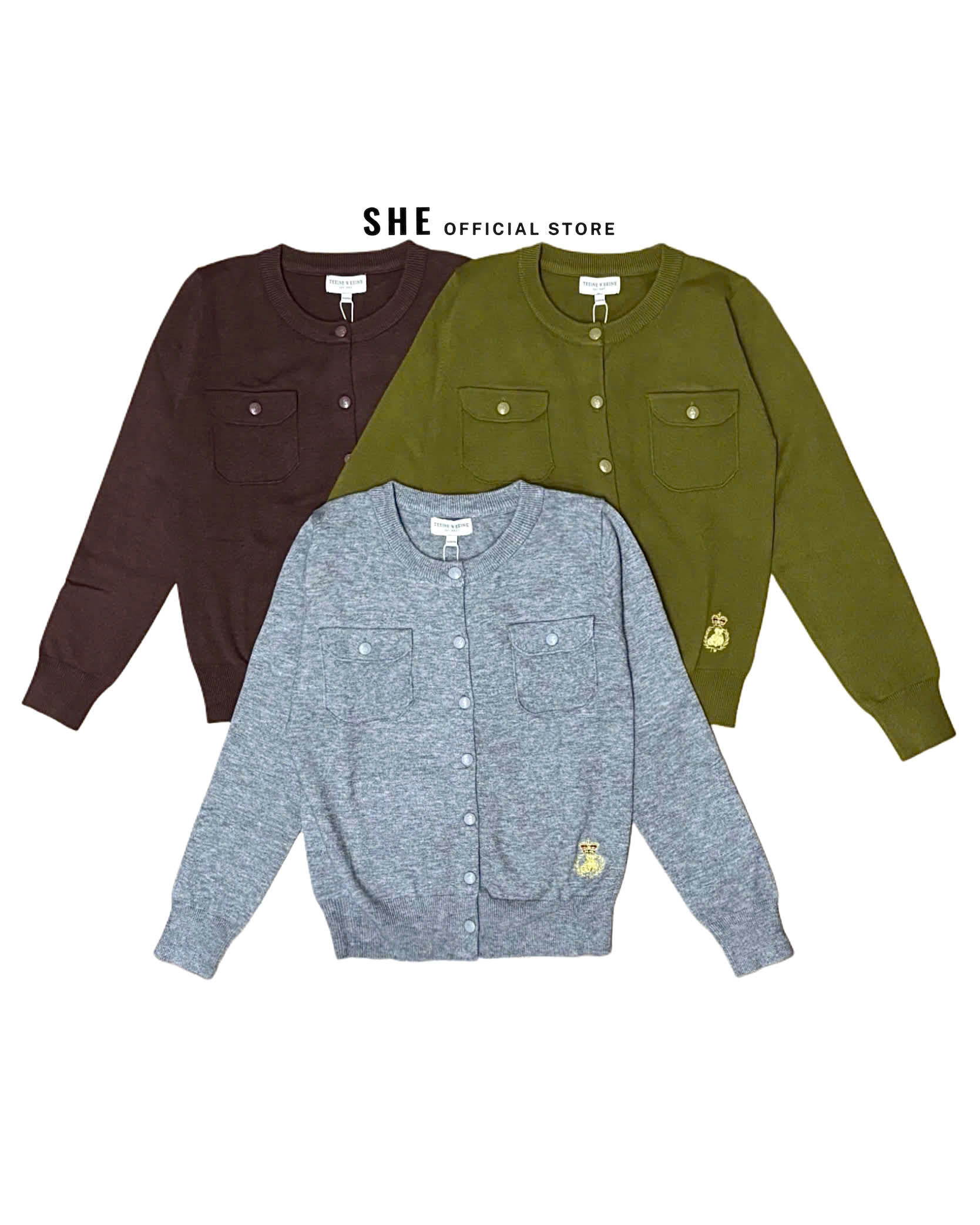 G882 ÁO CARDIGAN TEENIE