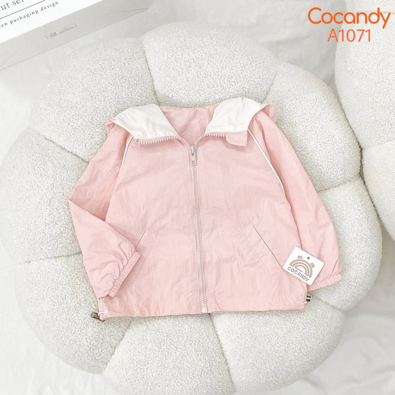 Áo khoác gió HỒNG có mũ_thumbnail_5