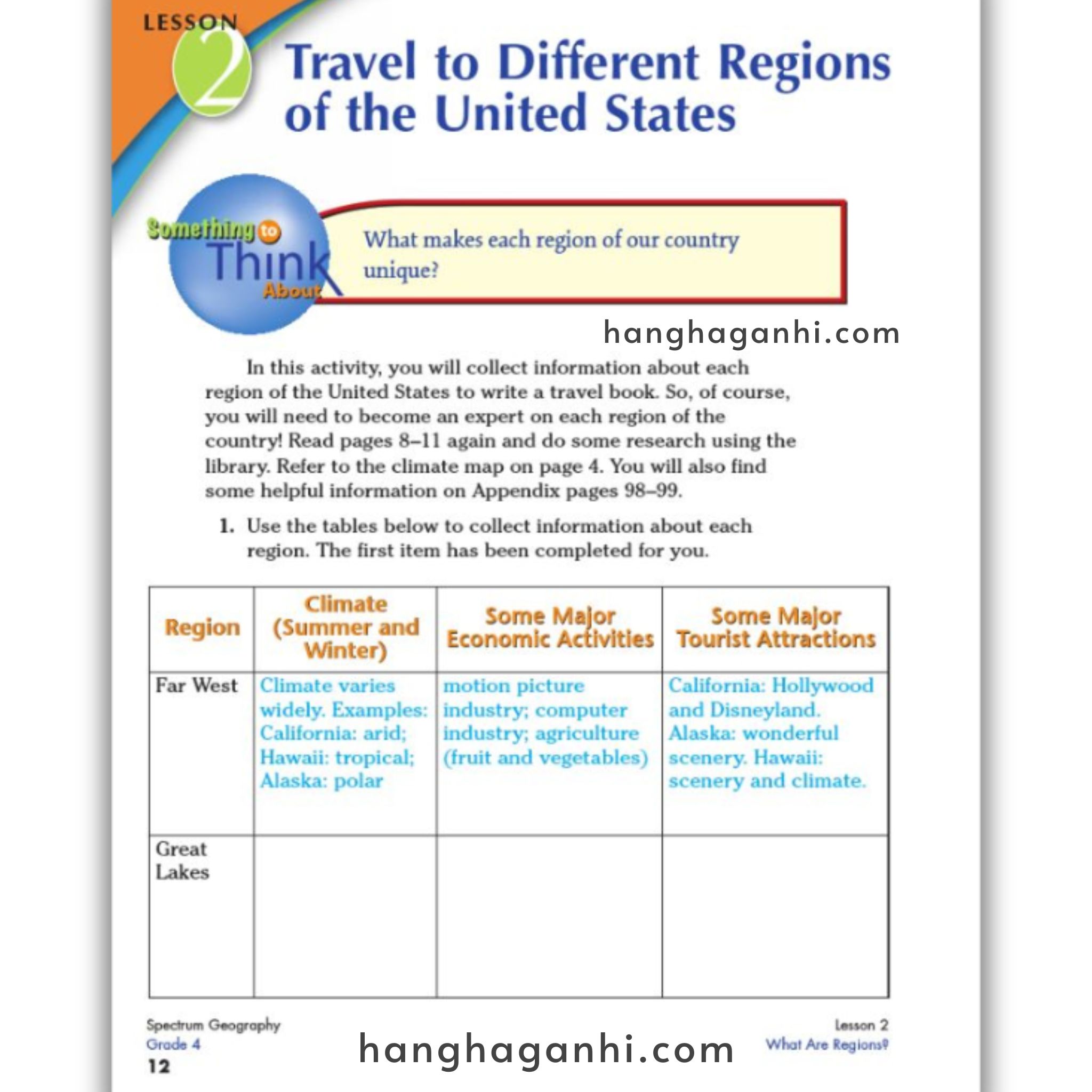 Sách Spectrum Geography Workbook Grade 4_thumbnail_9