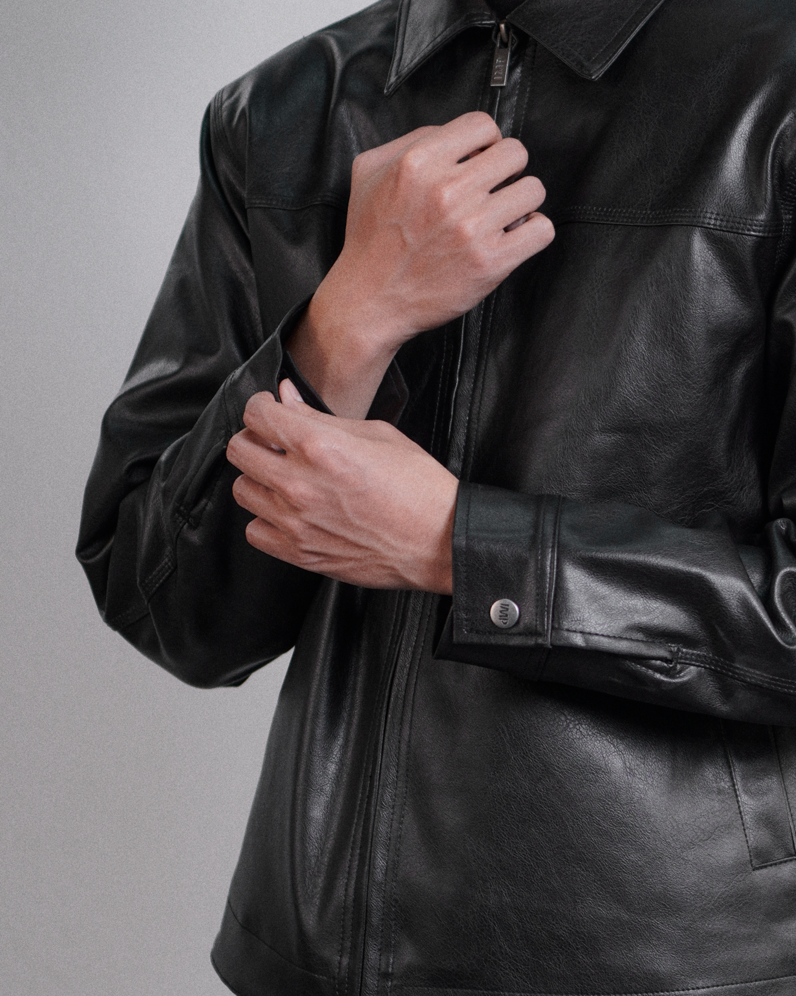 IMP 004 JACKET - Áo khoác Leather Zip Form Regular Crop_thumbnail_12