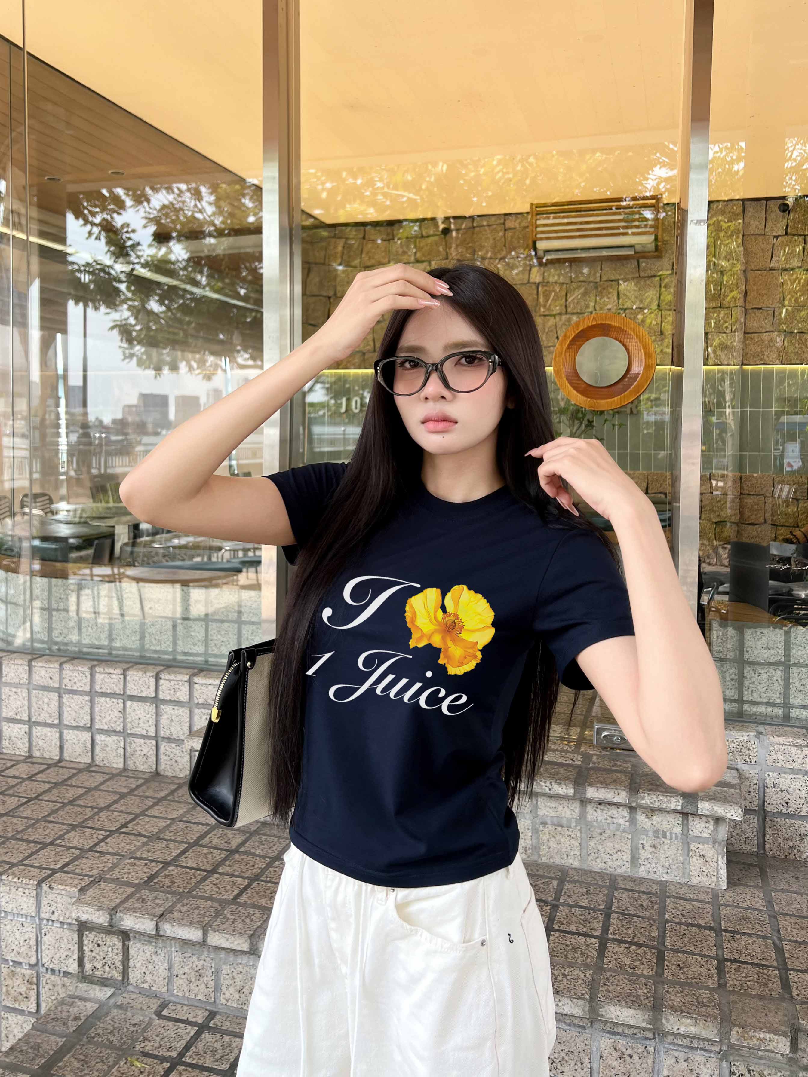Áo Thun baby tee form ôm 2266 Miucho vải cotton co giãn thoáng mát in mix_thumbnail_4