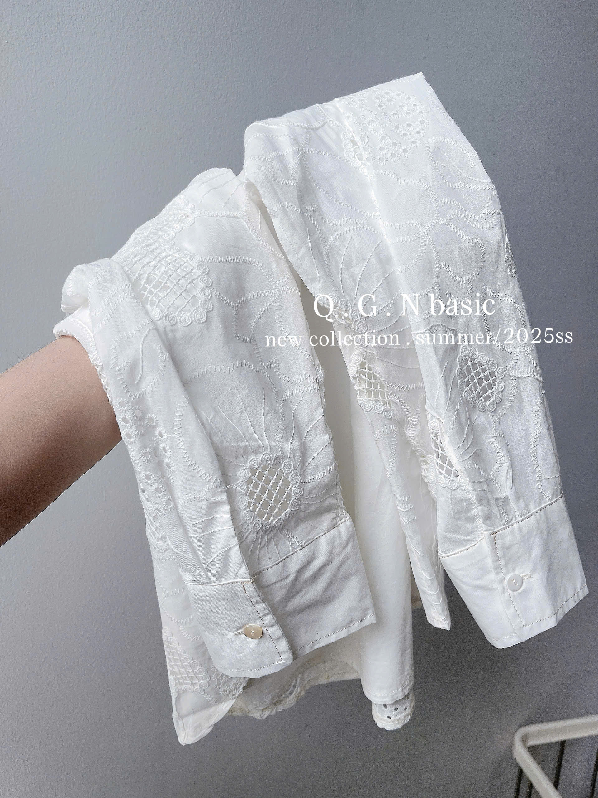 Áo sơ mi trắng thêu đục lỗ Miamia_thumbnail_4