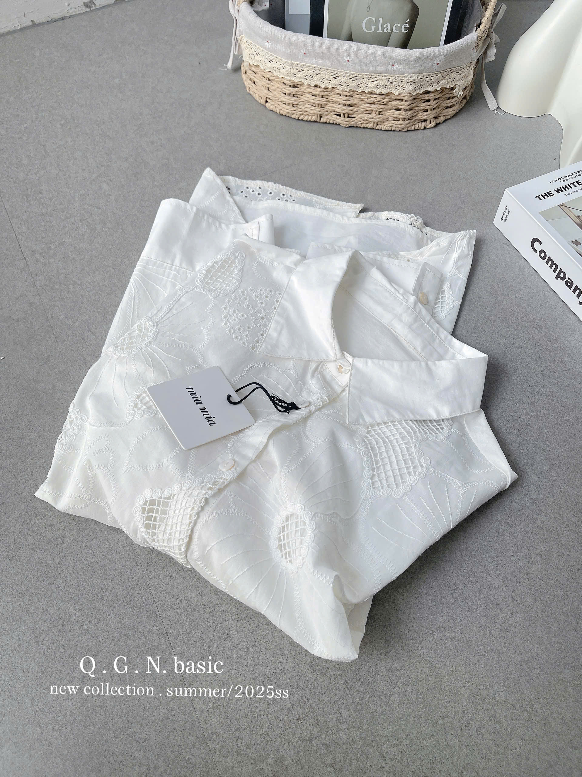 Áo sơ mi trắng thêu đục lỗ Miamia_thumbnail_3