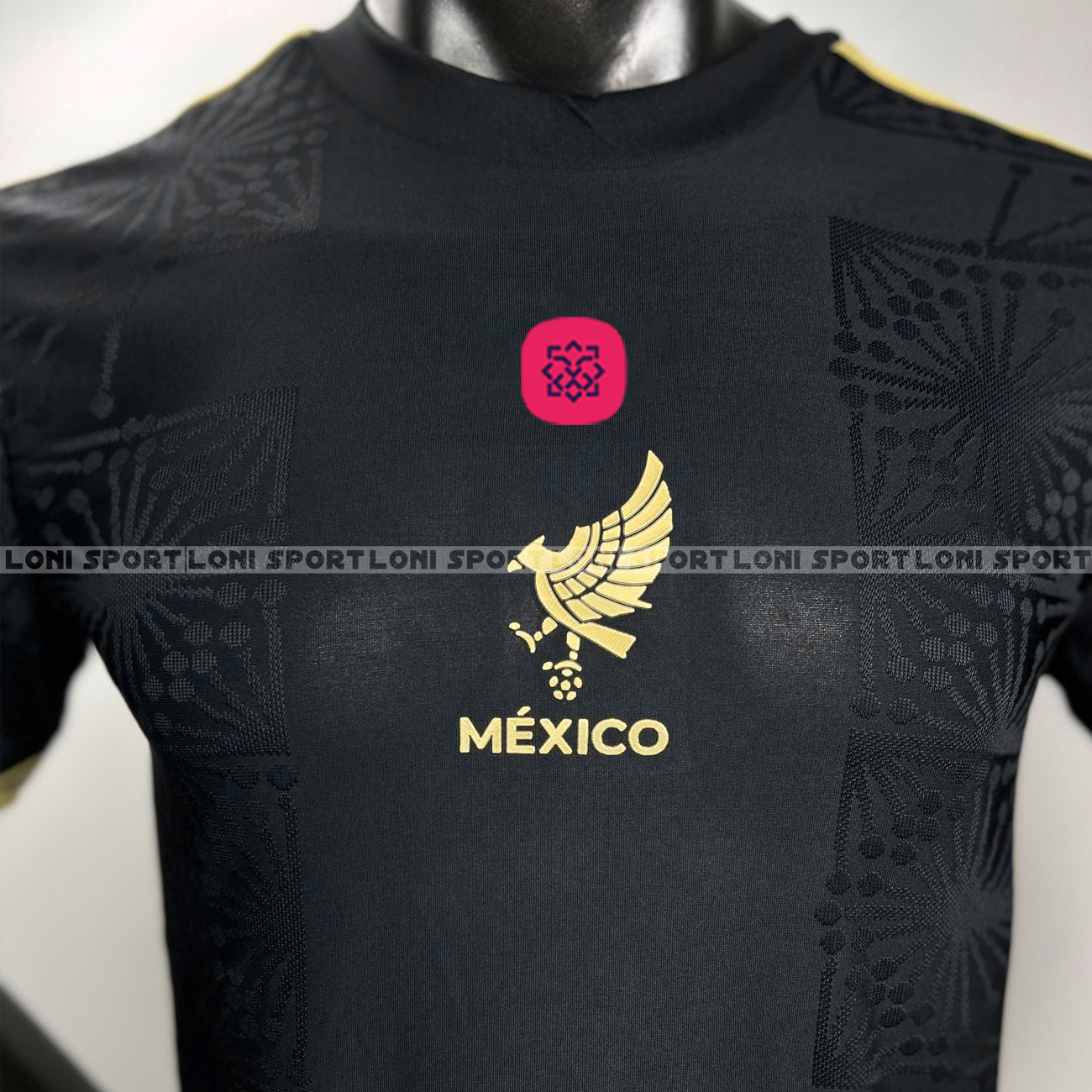 Áo Mexico Gold Cup đen vàng 2025_thumbnail_2