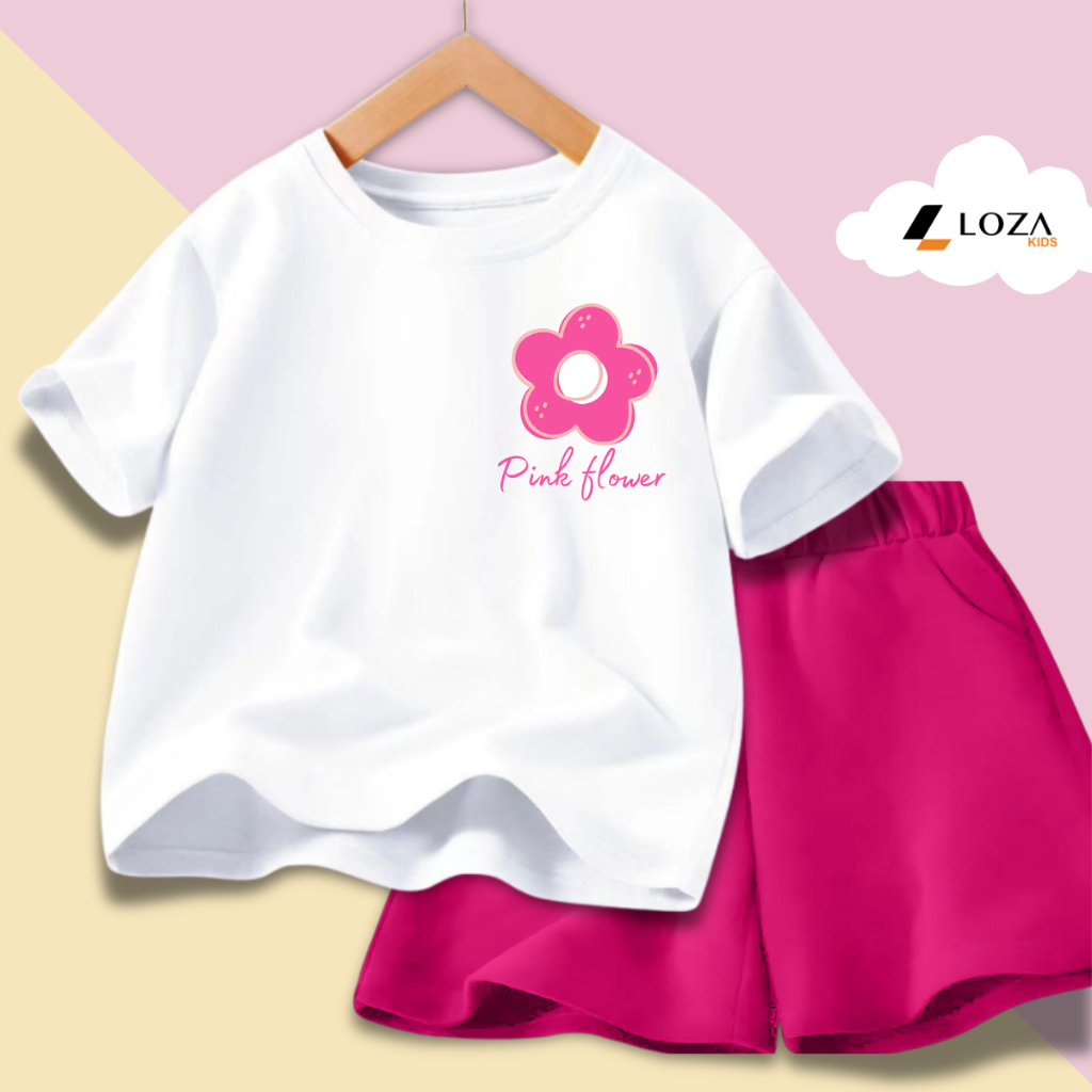 Bộ đồ bé gái in hình Kurumi, Labubu, My Melody... - Loza Kids BD009_thumbnail_6