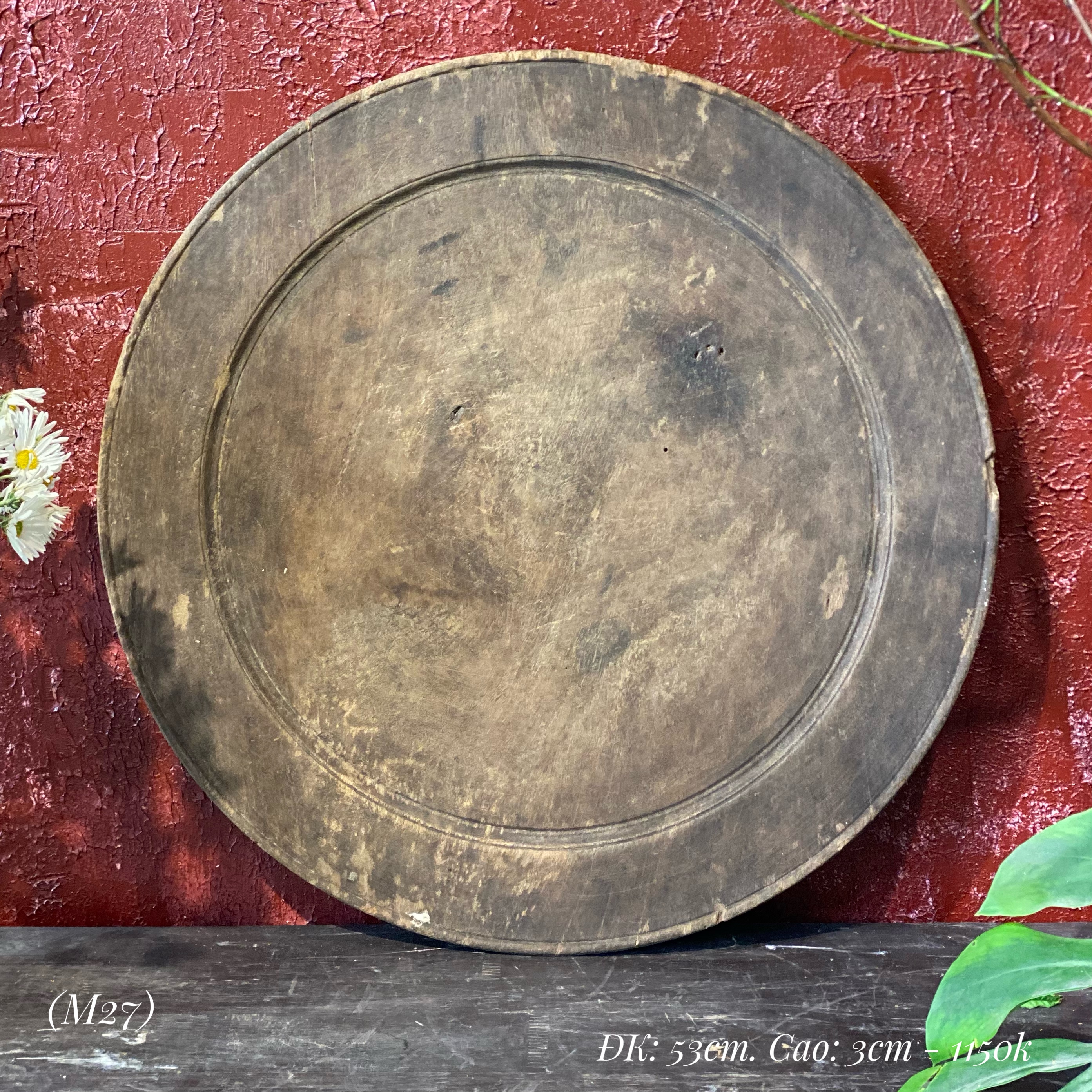 Mâm gỗ M27 - Đường kính 53cm