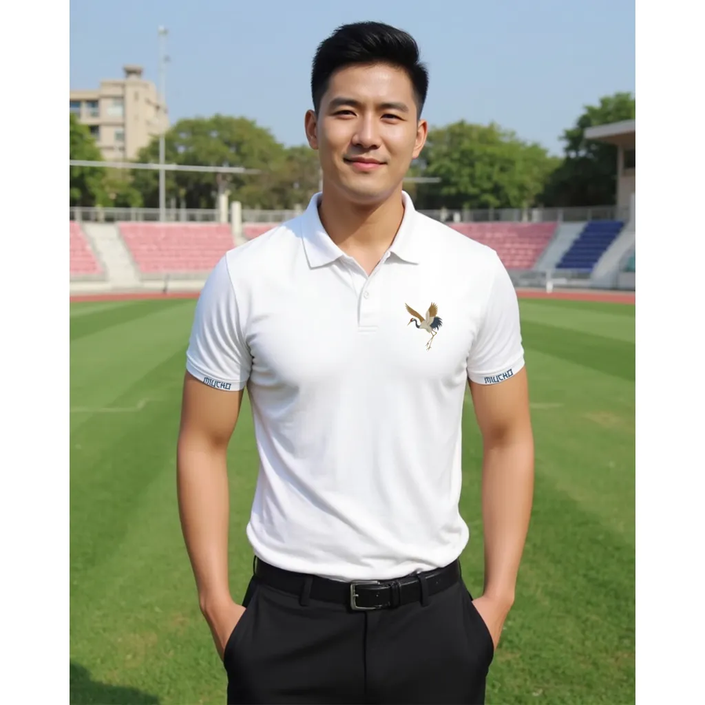 Áo polo cá sấu nam form vừa 2503 Miucho Iconic vải polyester thoáng mát phong cách basic in artwork_thumbnail_4