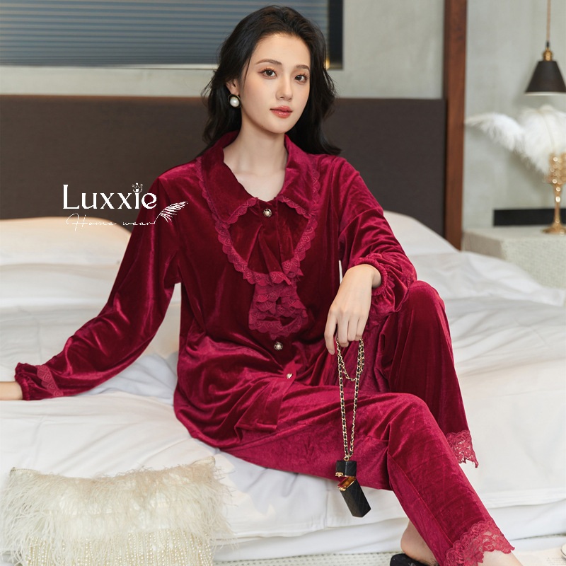 NHUNG35 Bộ ngủ nhung cổ bèo tầng_thumbnail_9