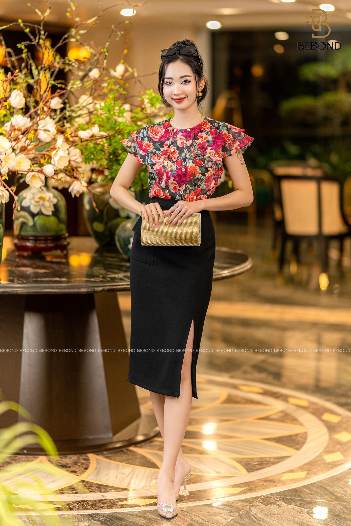 CHÂN VÁY BÚT CHÌ ĐŨI THÔ HẠT - KEVA SKIRT_thumbnail_0