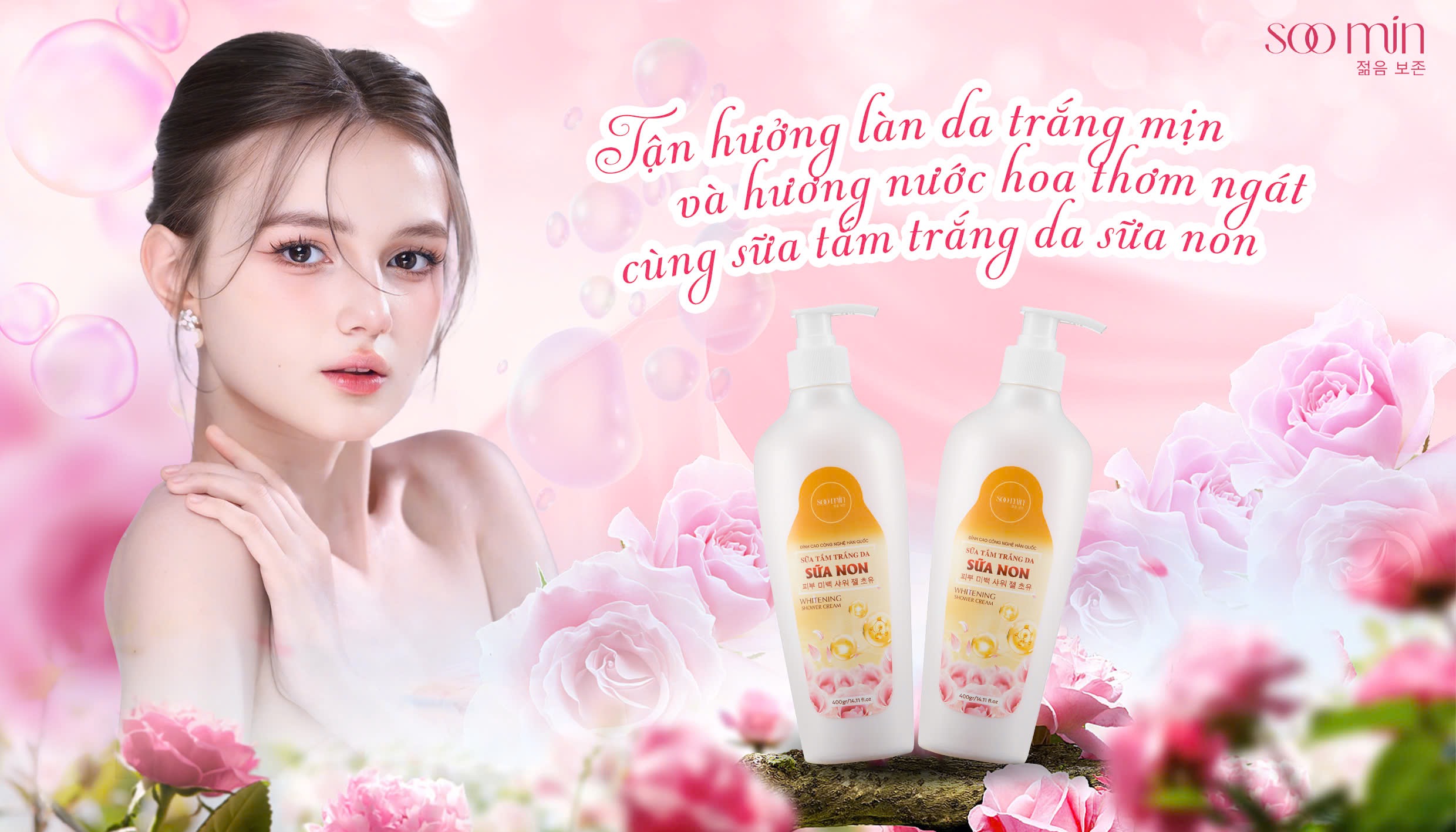 Sữa Tắm Trắng Da Sữa Non SooMin – Dưỡng Da Trắng Mịn, Căng Bóng Tự Nhiên_thumbnail_5