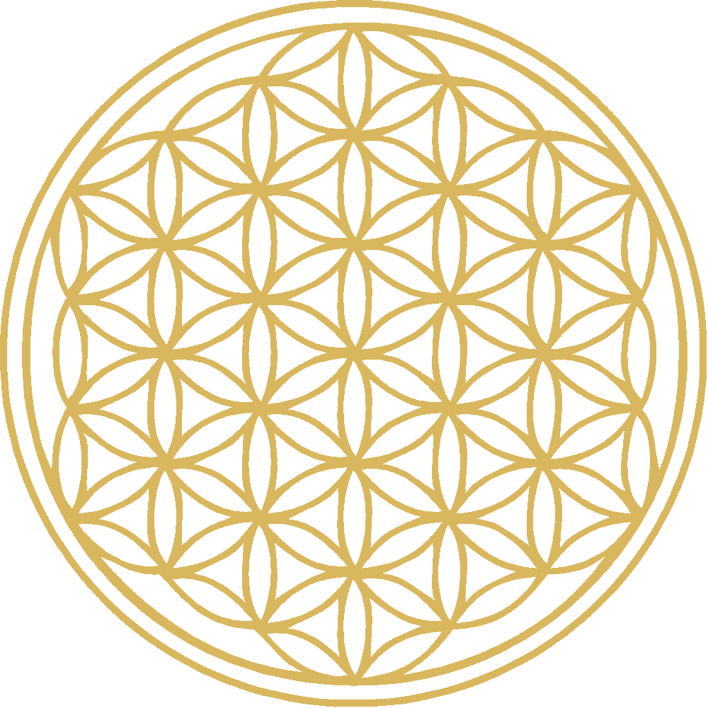 Miếng dán bảo vệ từ trường Bông Hoa Sự Sống - Flower of Life Sticker Cỡ lớn