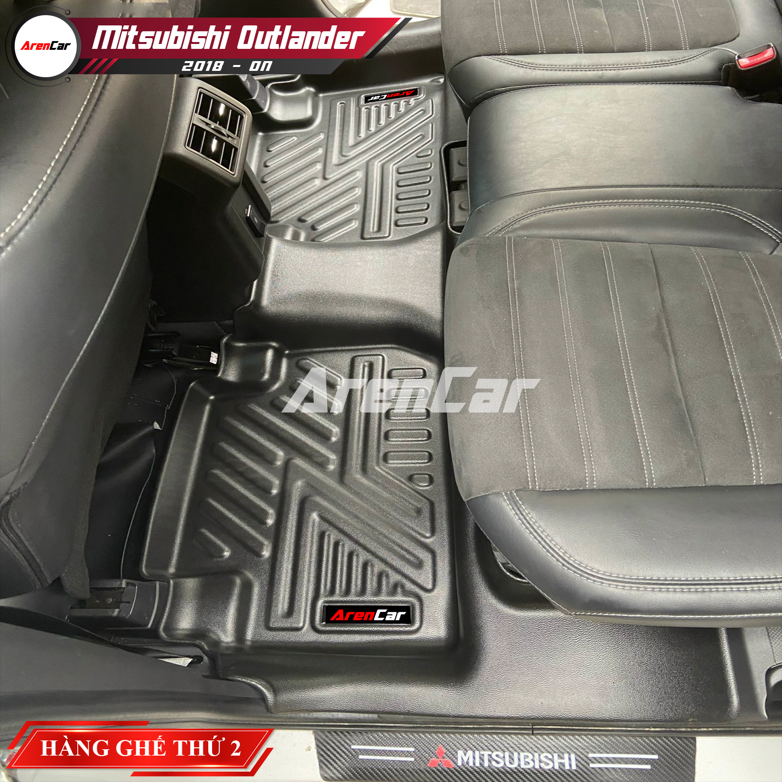 [Aren Car] Thảm Lót Sàn Ô Tô TPE Khuôn Đúc Mitsubishi Outlander_thumbnail_7