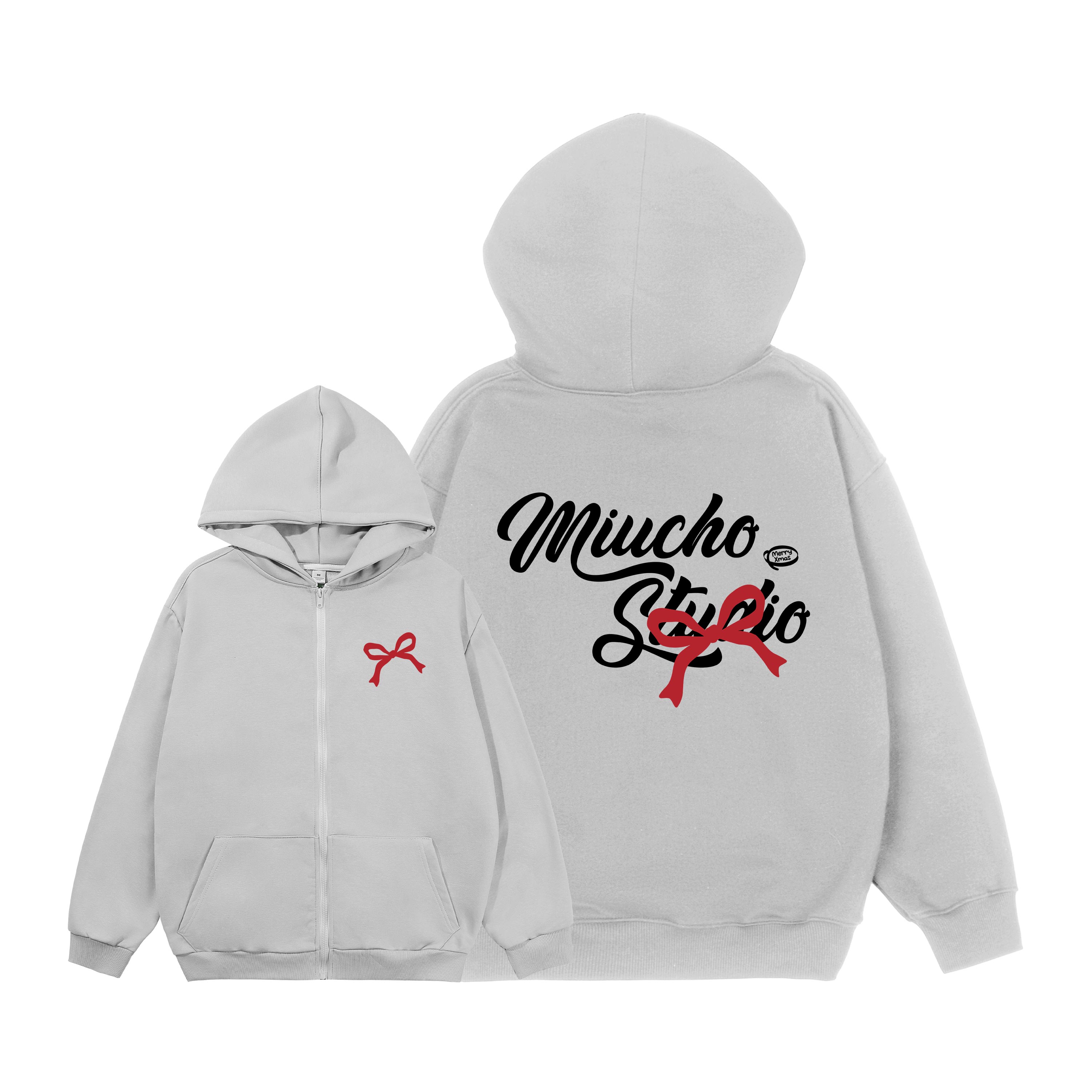 Áo hoodie zip giáng sinh noel nam nữ chất vải nỉ chân cua dày dặn HZD1722 Miucho in mix_thumbnail_12