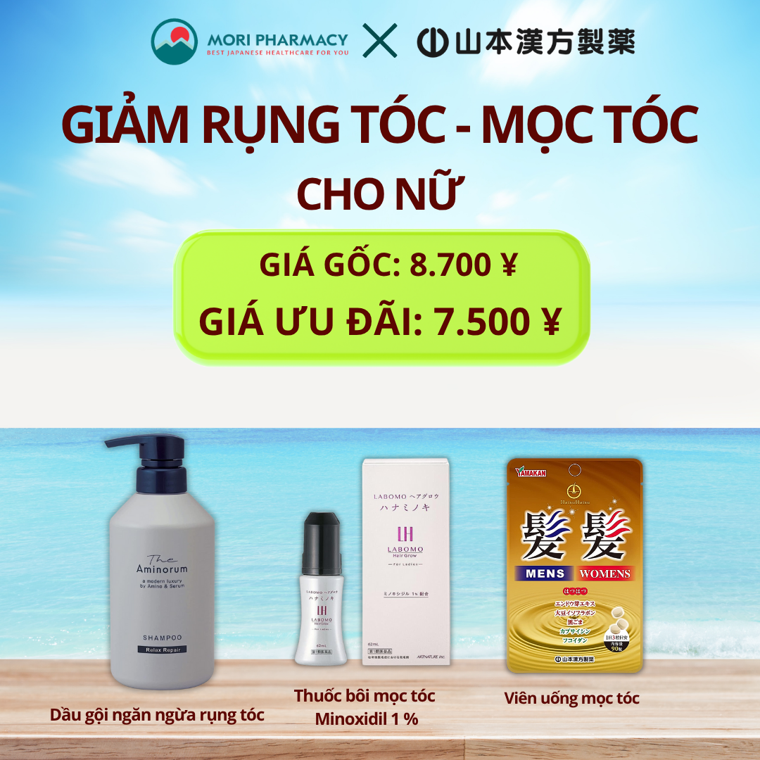 Giảm rụng tóc - mọc tóc Nữ