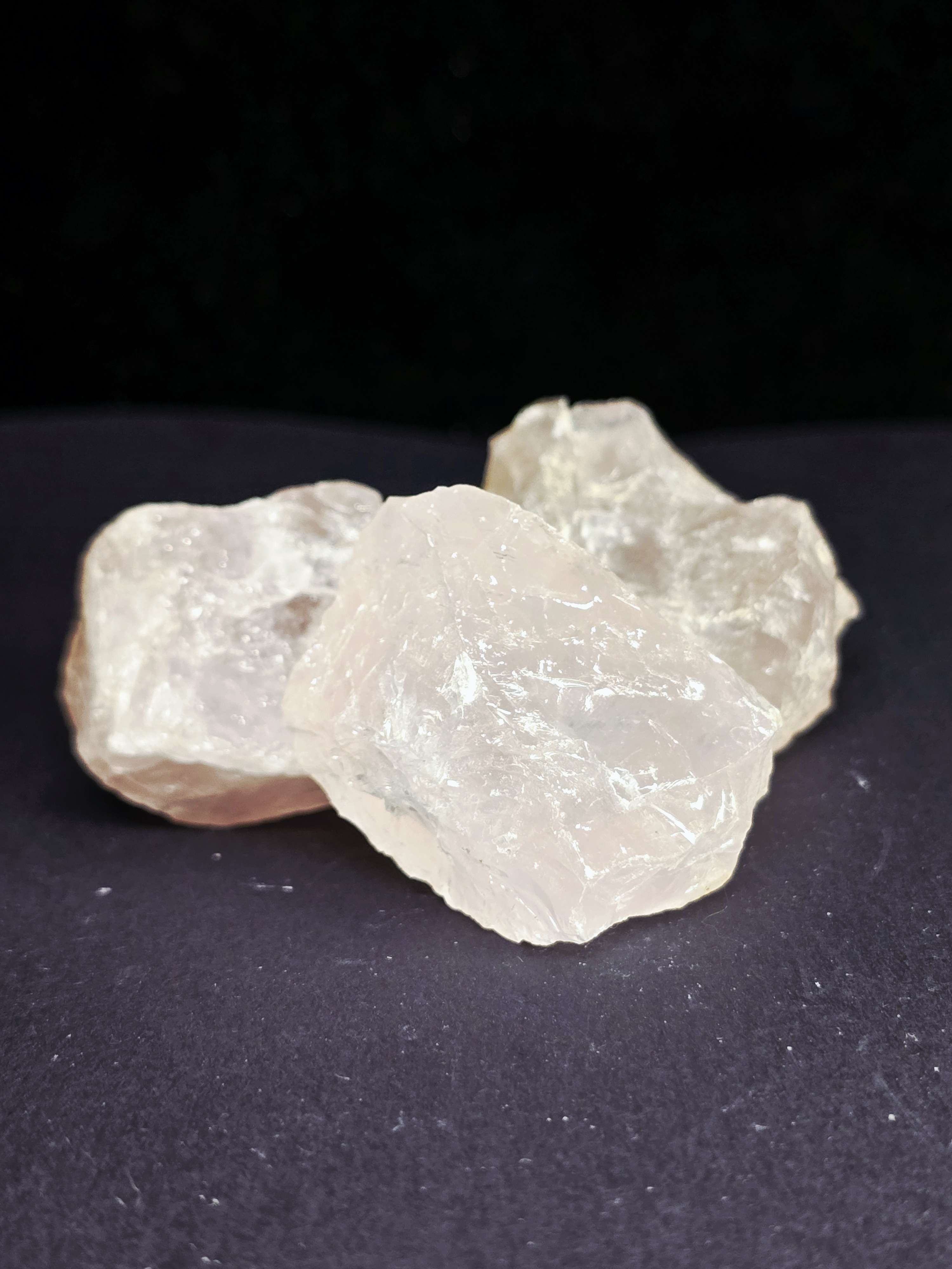 Đá Thô Thạch Anh Hồng size 3 - 5 cm